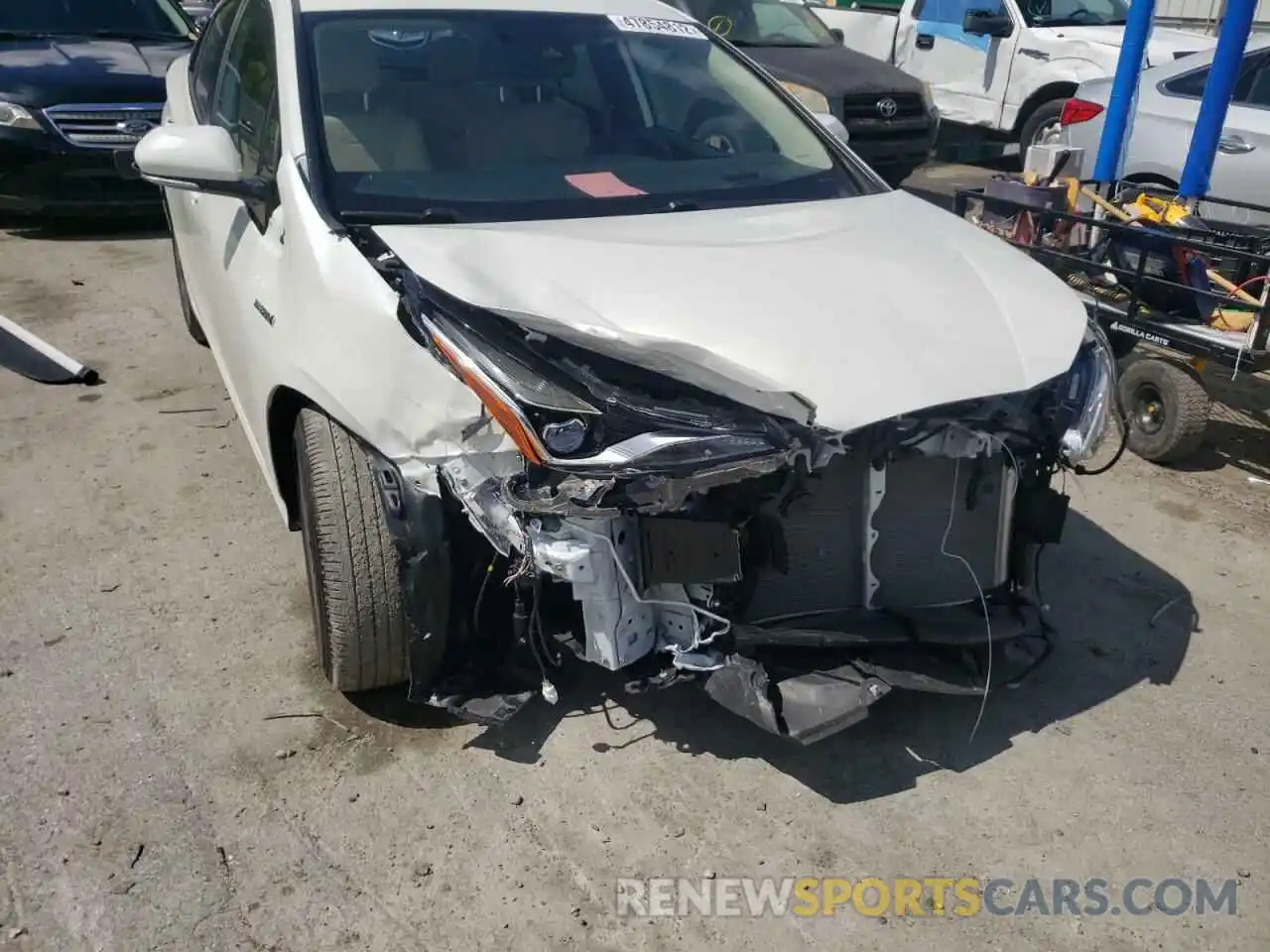 9 Photograph of a damaged car JTDKARFUXK3087640 TOYOTA PRIUS 2019