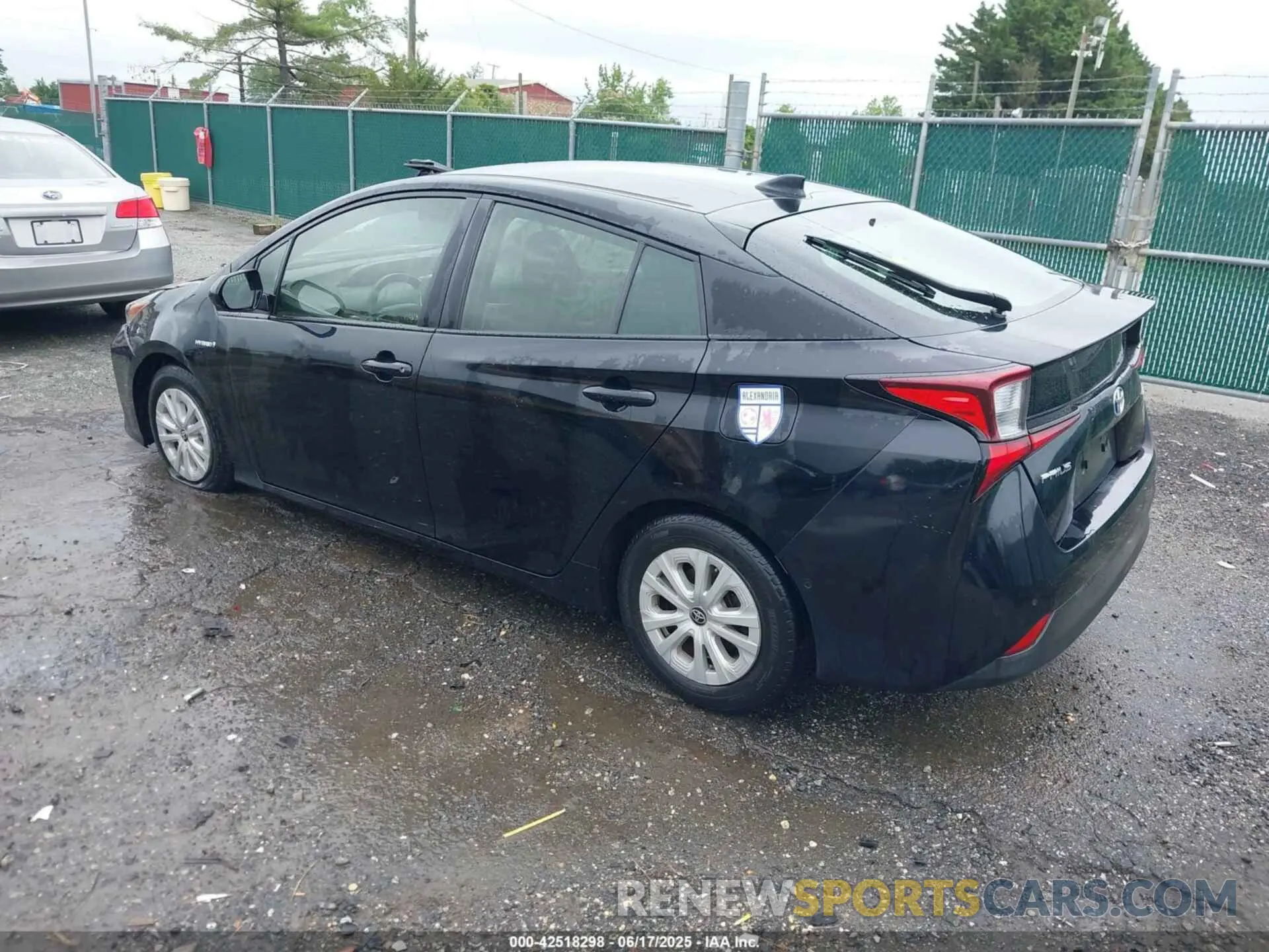 3 Photograph of a damaged car JTDKARFUXK3092501 TOYOTA PRIUS 2019