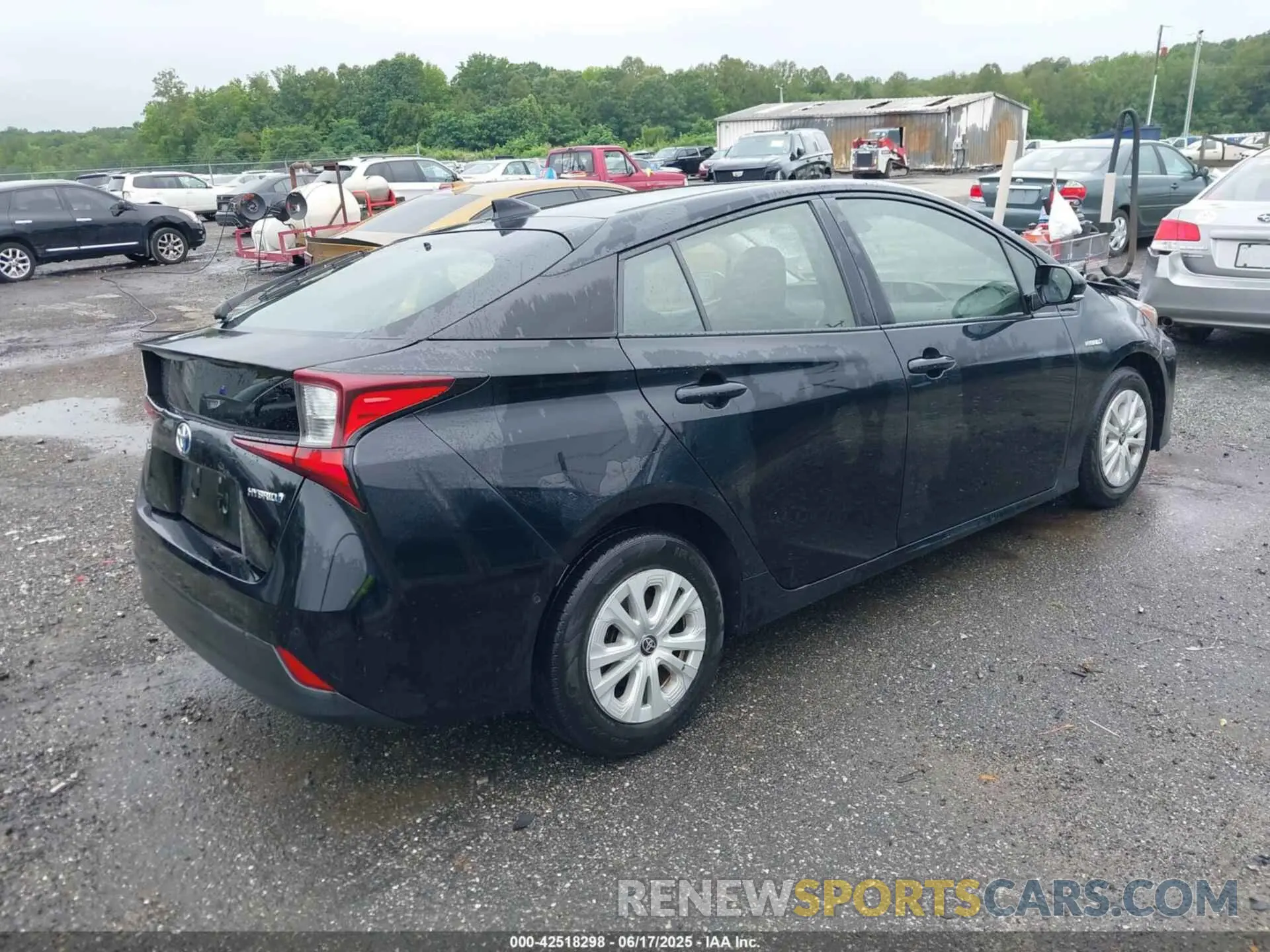 4 Photograph of a damaged car JTDKARFUXK3092501 TOYOTA PRIUS 2019