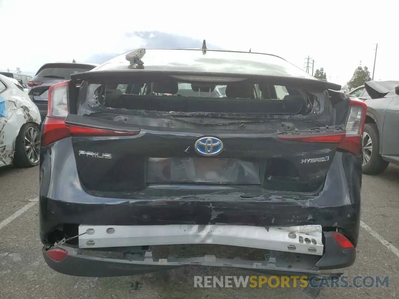 6 Photograph of a damaged car JTDKARFUXK3093051 TOYOTA PRIUS 2019