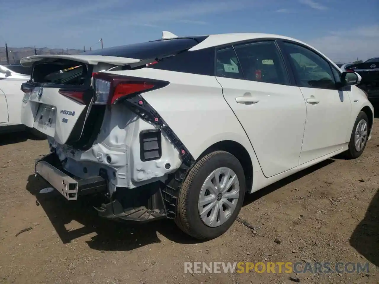 4 Photograph of a damaged car JTDKARFUXK3093485 TOYOTA PRIUS 2019