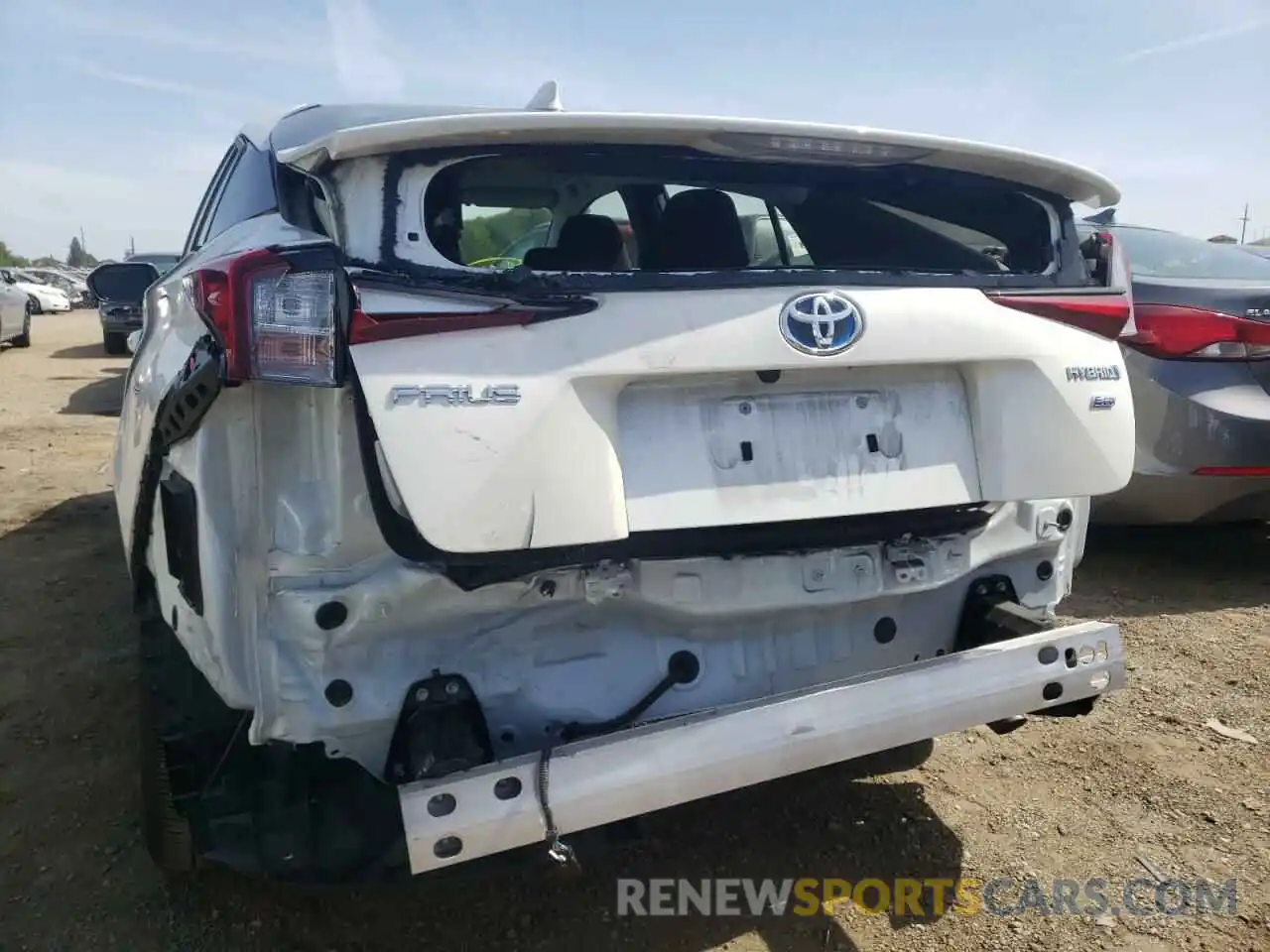 9 Photograph of a damaged car JTDKARFUXK3093485 TOYOTA PRIUS 2019