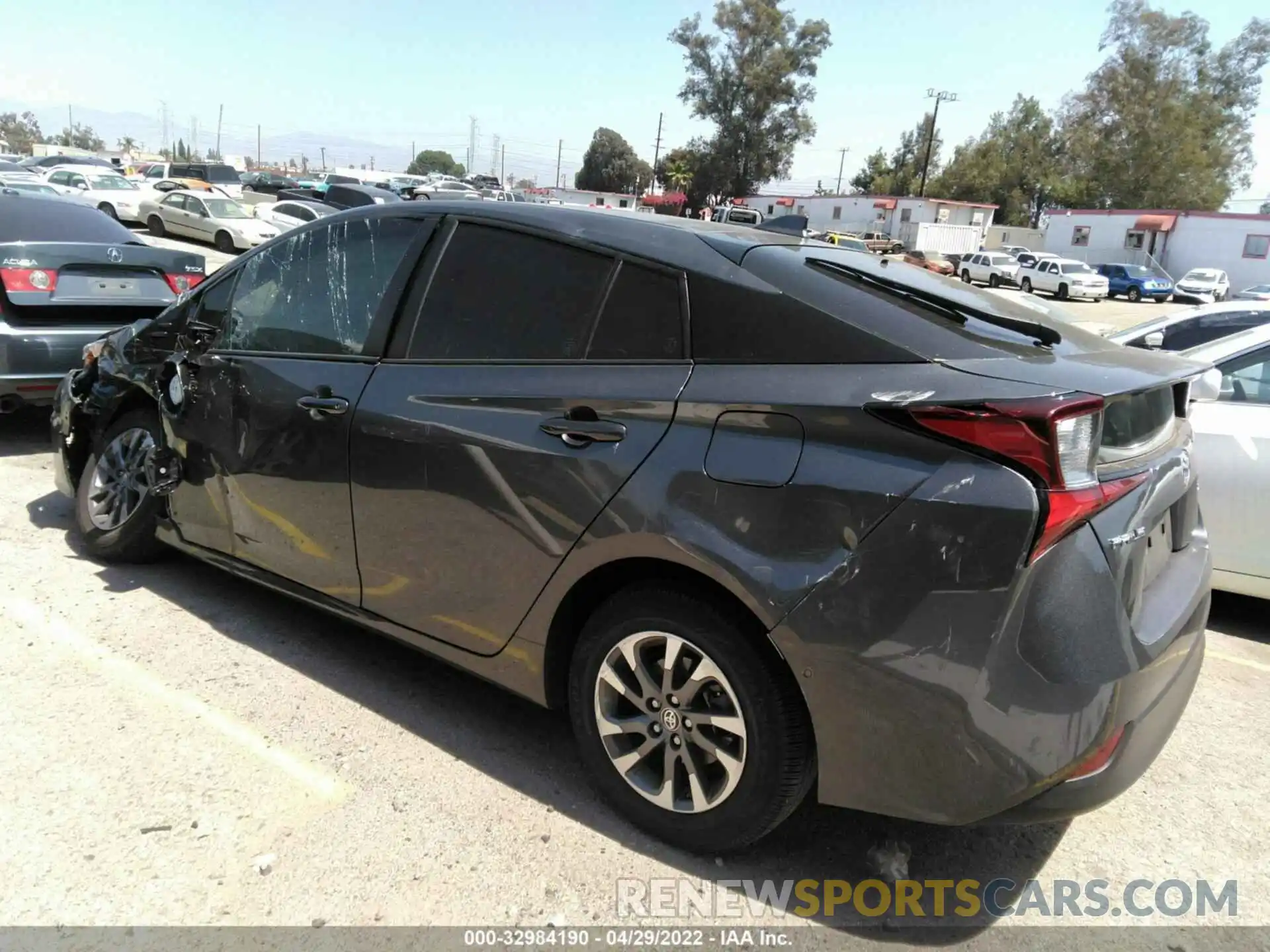 3 Photograph of a damaged car JTDKARFUXK3095611 TOYOTA PRIUS 2019