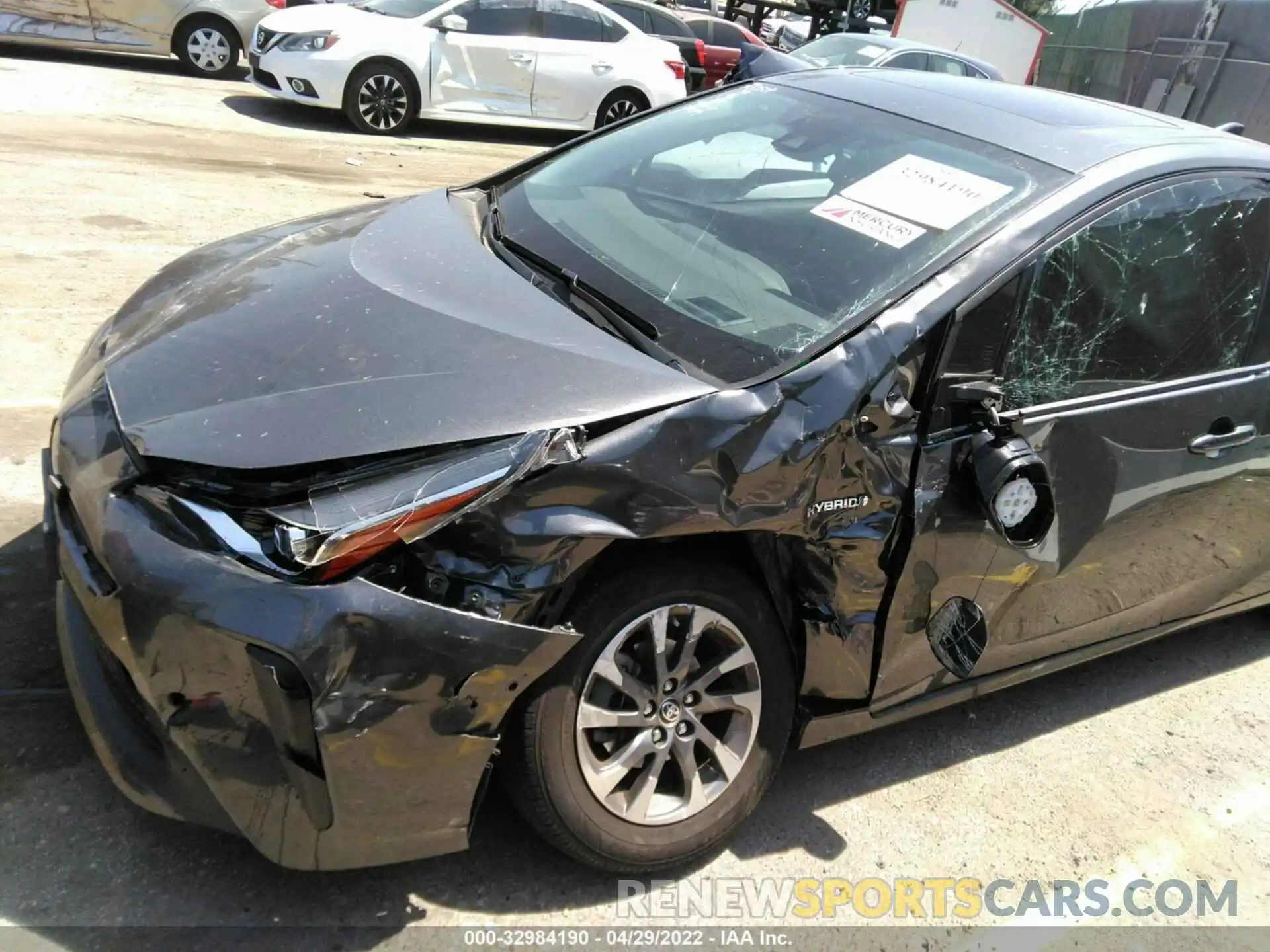 6 Photograph of a damaged car JTDKARFUXK3095611 TOYOTA PRIUS 2019