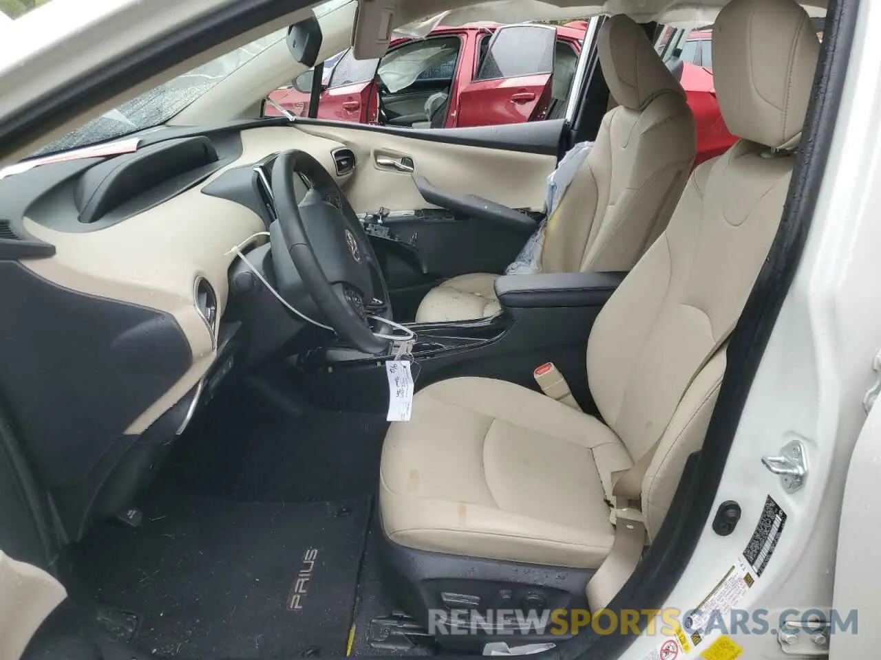 7 Photograph of a damaged car JTDKARFUXK3096130 TOYOTA PRIUS 2019