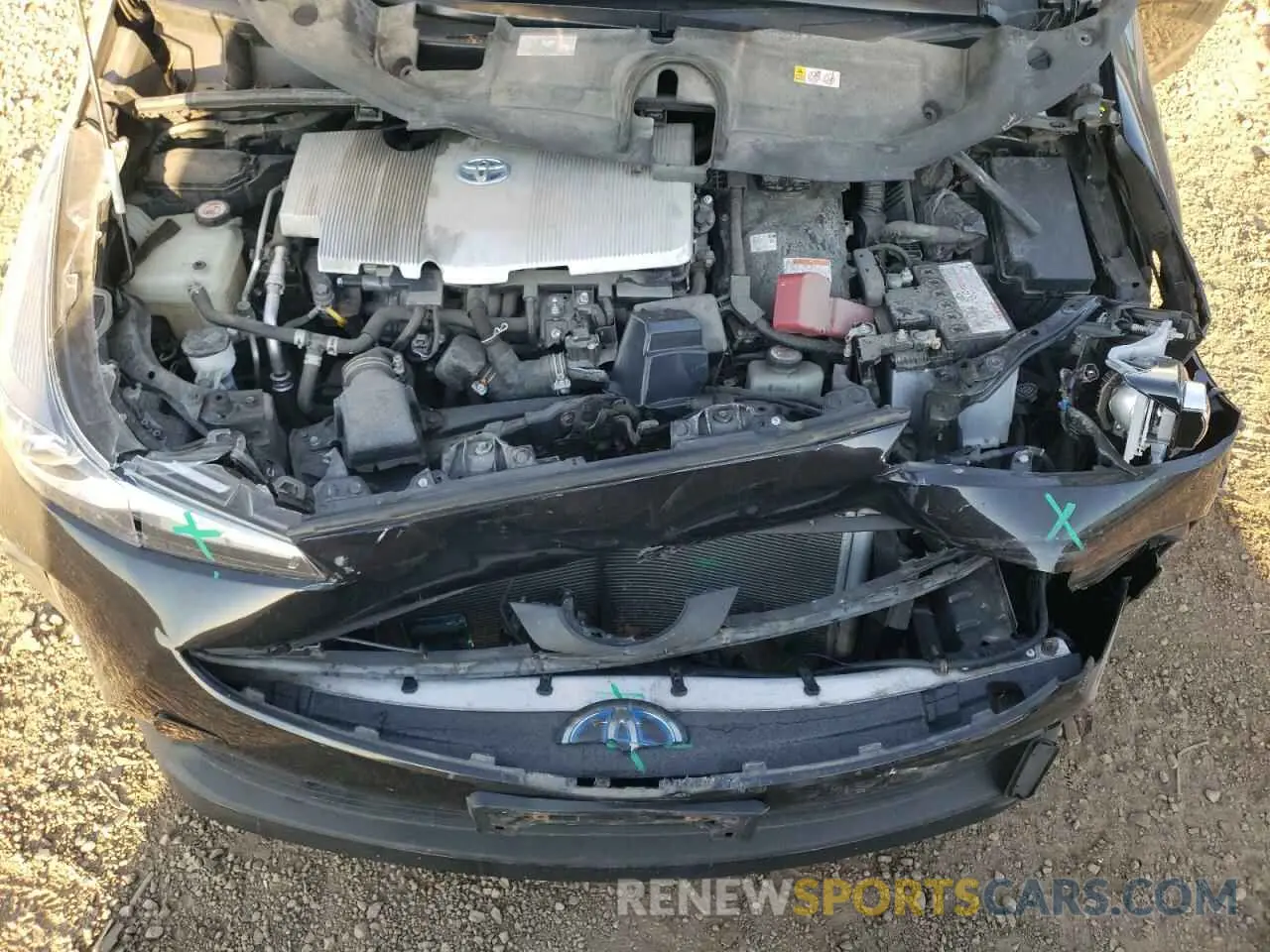 11 Photograph of a damaged car JTDKARFUXK3097021 TOYOTA PRIUS 2019