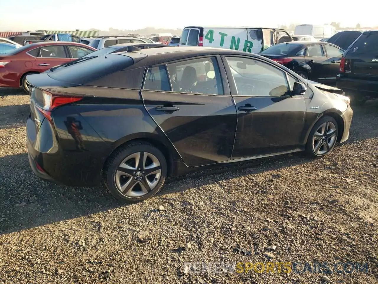3 Photograph of a damaged car JTDKARFUXK3097021 TOYOTA PRIUS 2019