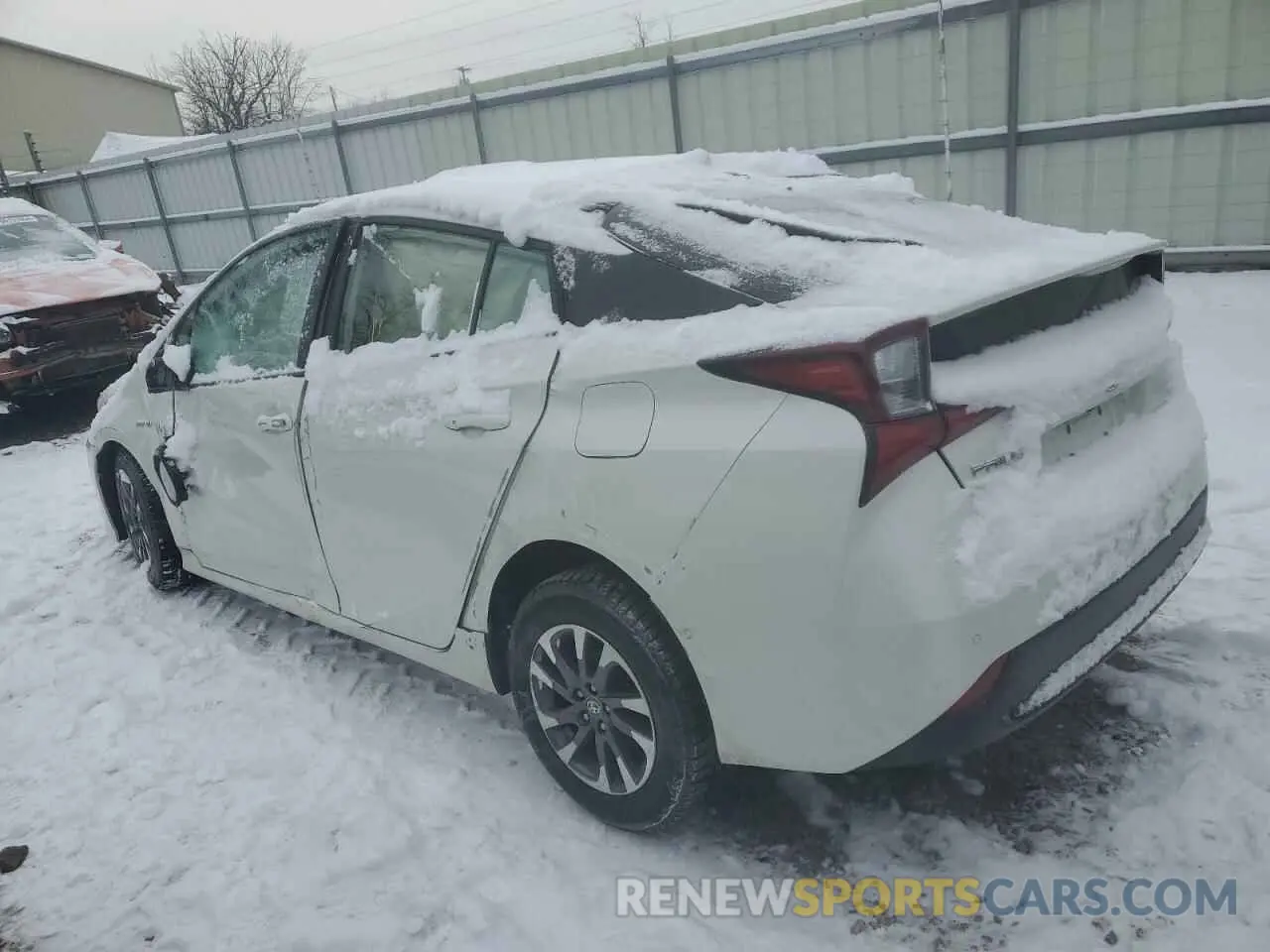 2 Photograph of a damaged car JTDKARFUXK3100161 TOYOTA PRIUS 2019