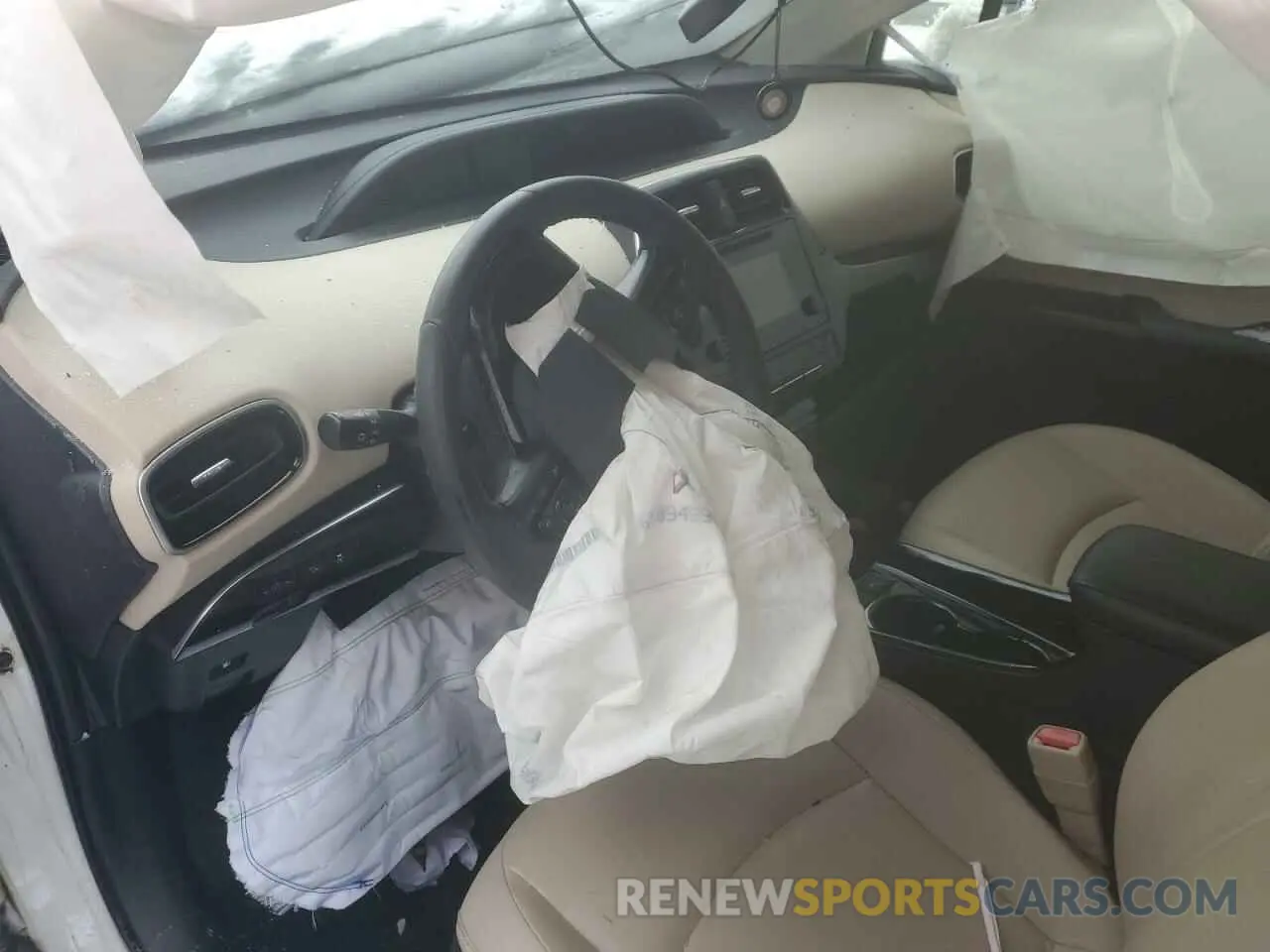 8 Photograph of a damaged car JTDKARFUXK3100161 TOYOTA PRIUS 2019