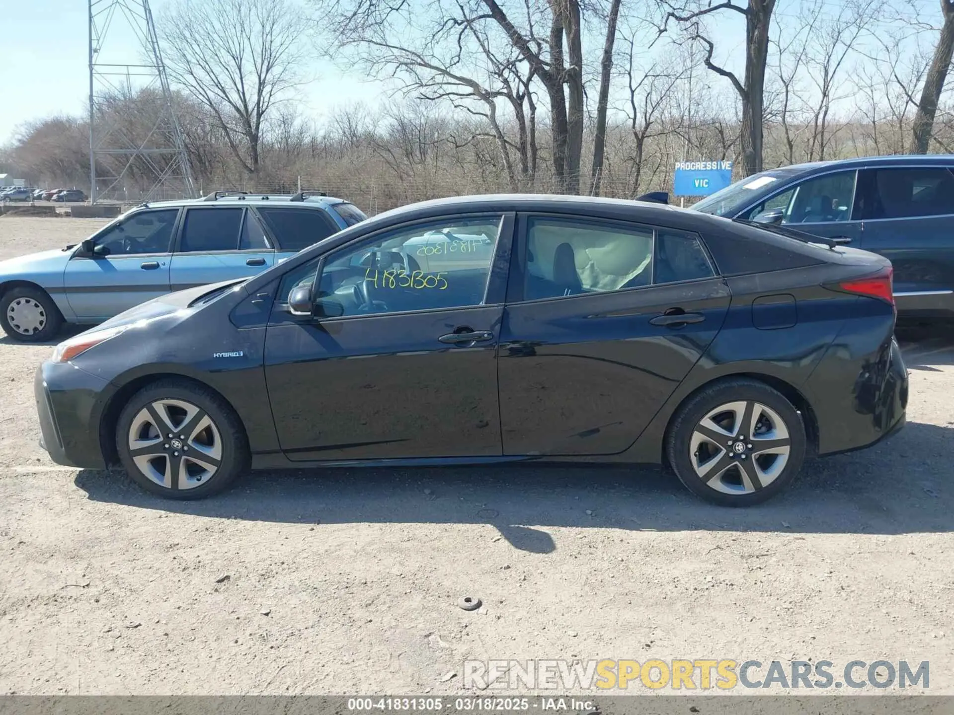 13 Photograph of a damaged car JTDKARFUXK3101259 TOYOTA PRIUS 2019