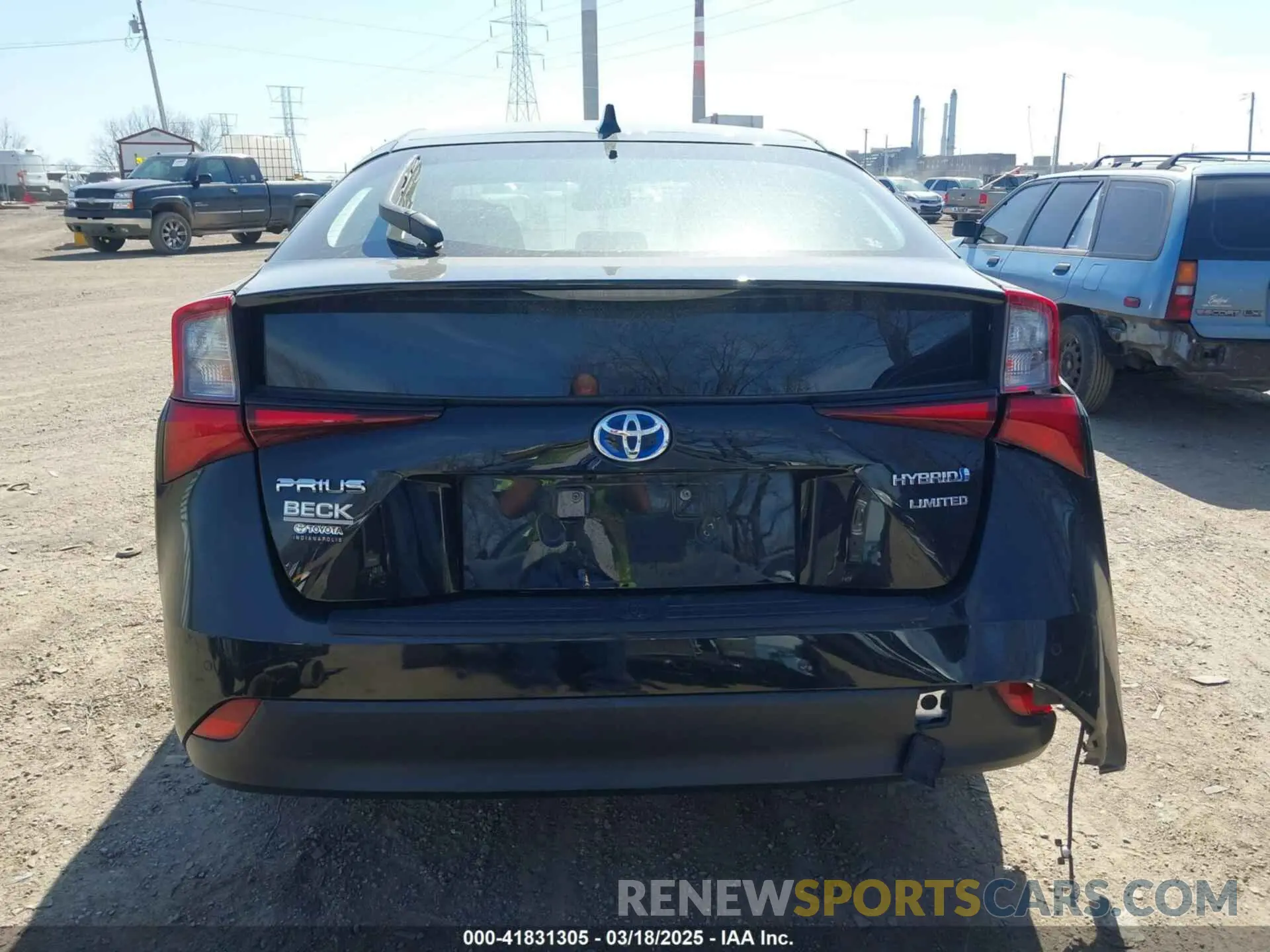 15 Photograph of a damaged car JTDKARFUXK3101259 TOYOTA PRIUS 2019
