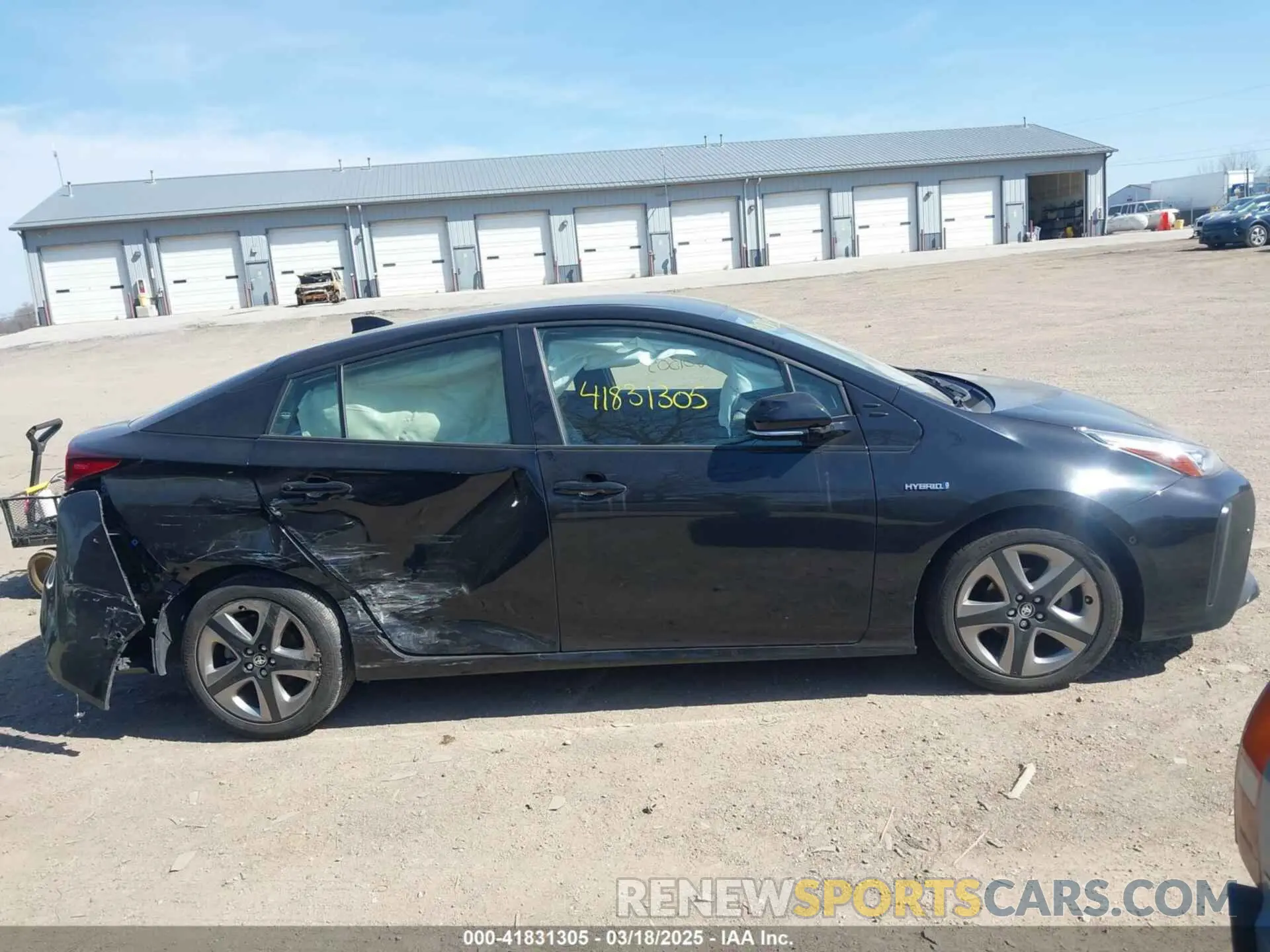 6 Photograph of a damaged car JTDKARFUXK3101259 TOYOTA PRIUS 2019