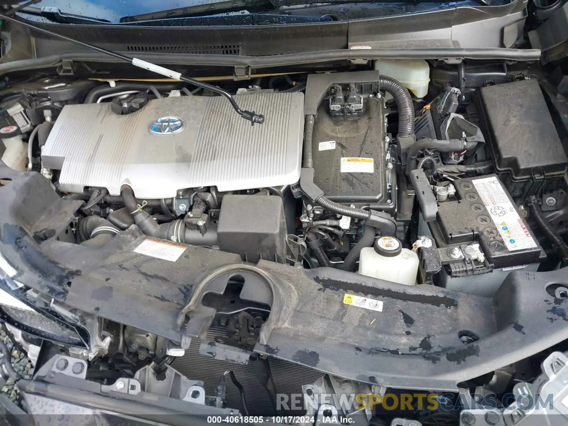 10 Photograph of a damaged car JTDKARFUXK3102251 TOYOTA PRIUS 2019
