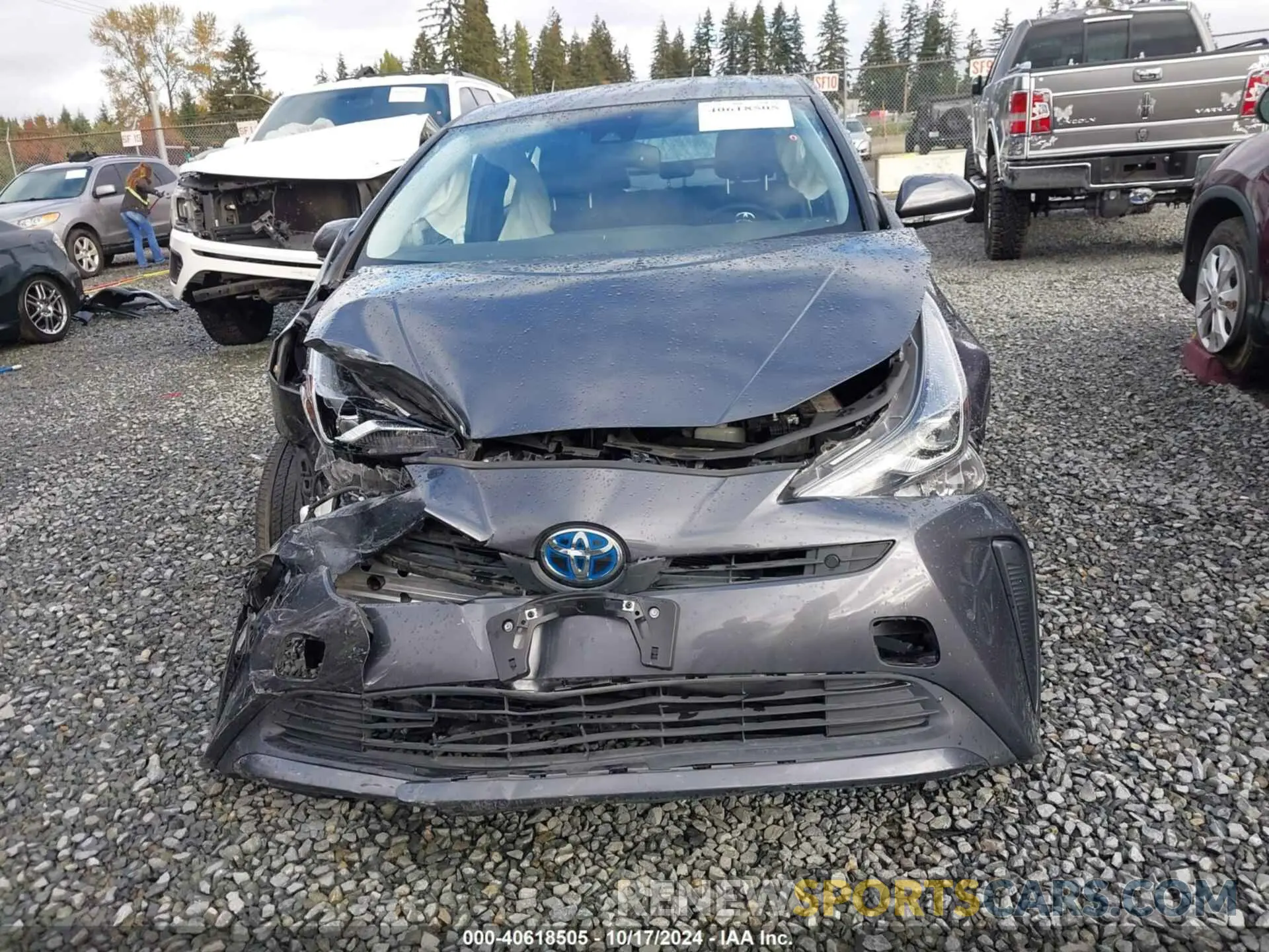 12 Photograph of a damaged car JTDKARFUXK3102251 TOYOTA PRIUS 2019