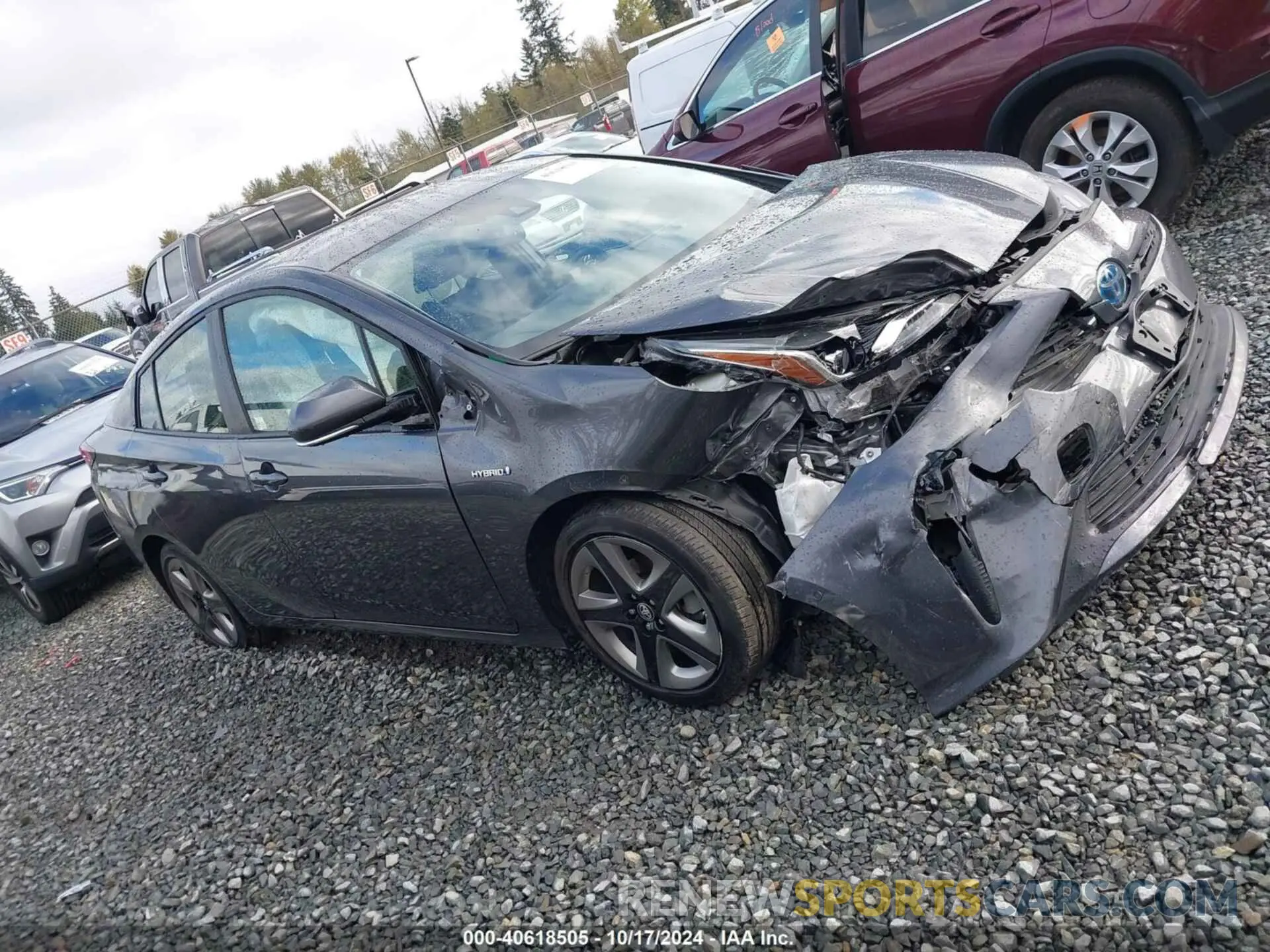13 Photograph of a damaged car JTDKARFUXK3102251 TOYOTA PRIUS 2019
