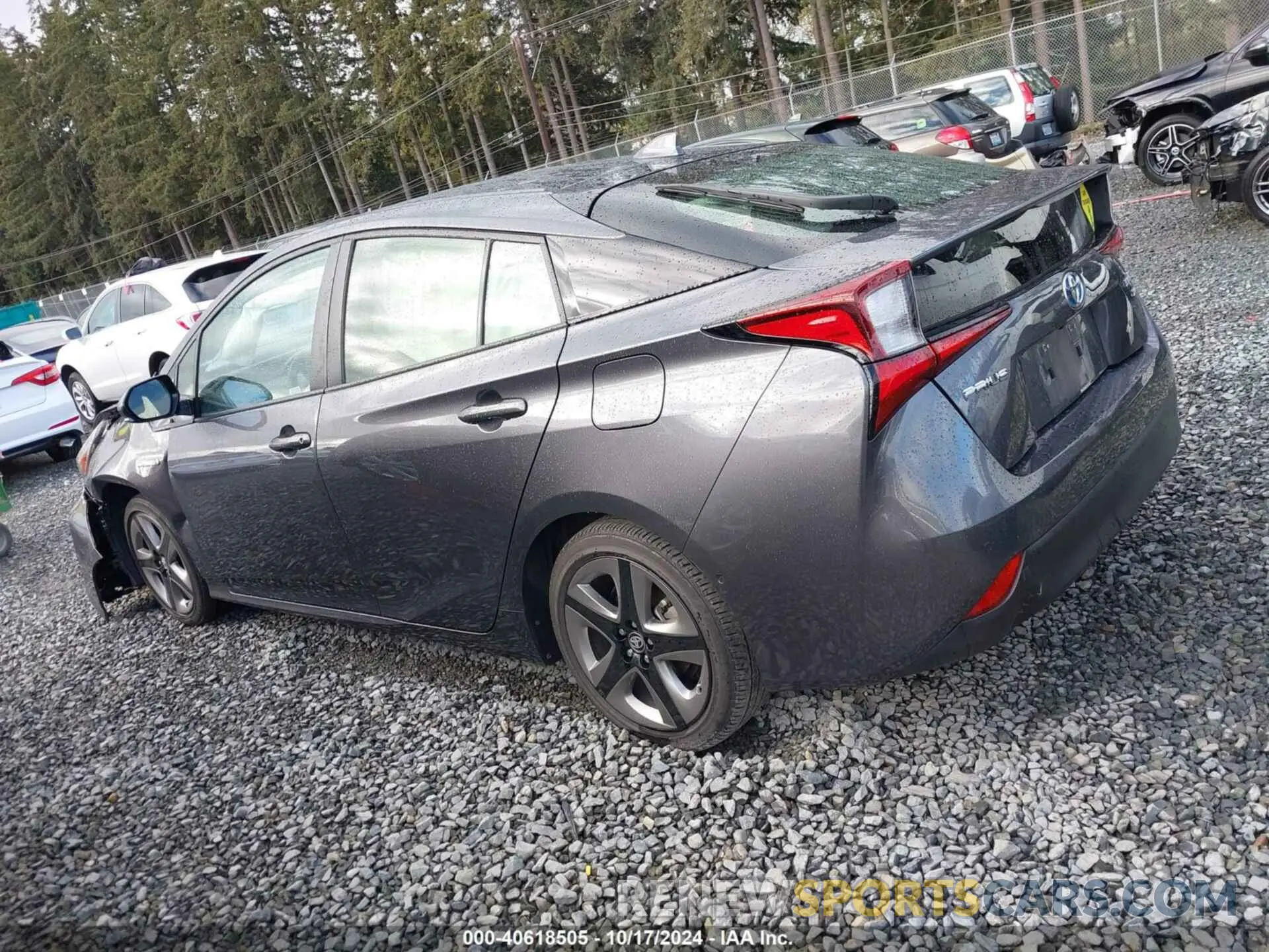 14 Photograph of a damaged car JTDKARFUXK3102251 TOYOTA PRIUS 2019