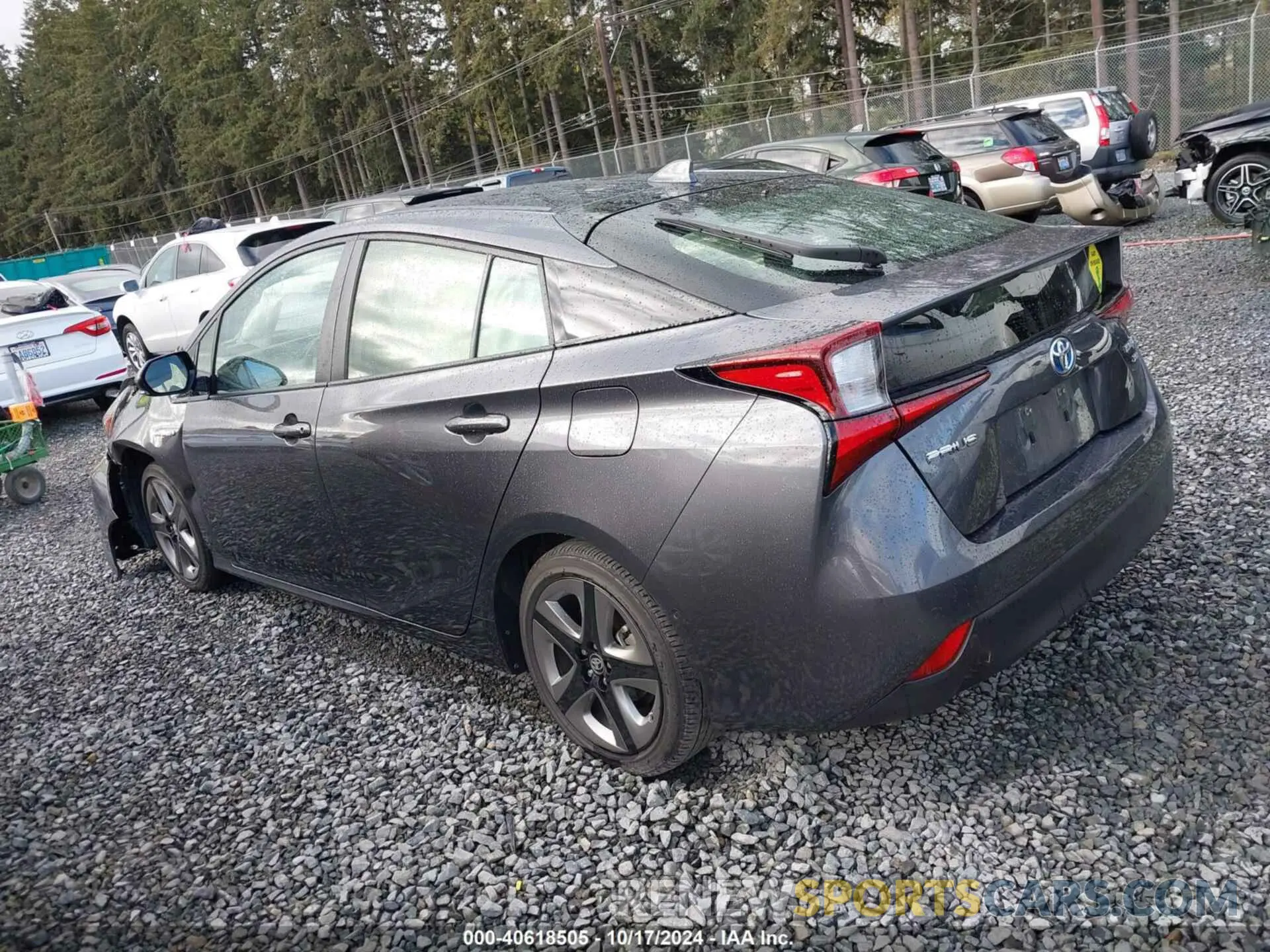3 Photograph of a damaged car JTDKARFUXK3102251 TOYOTA PRIUS 2019