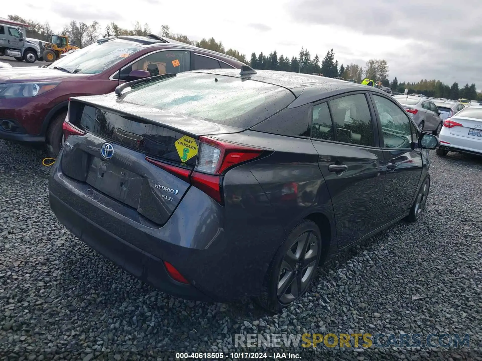 4 Photograph of a damaged car JTDKARFUXK3102251 TOYOTA PRIUS 2019