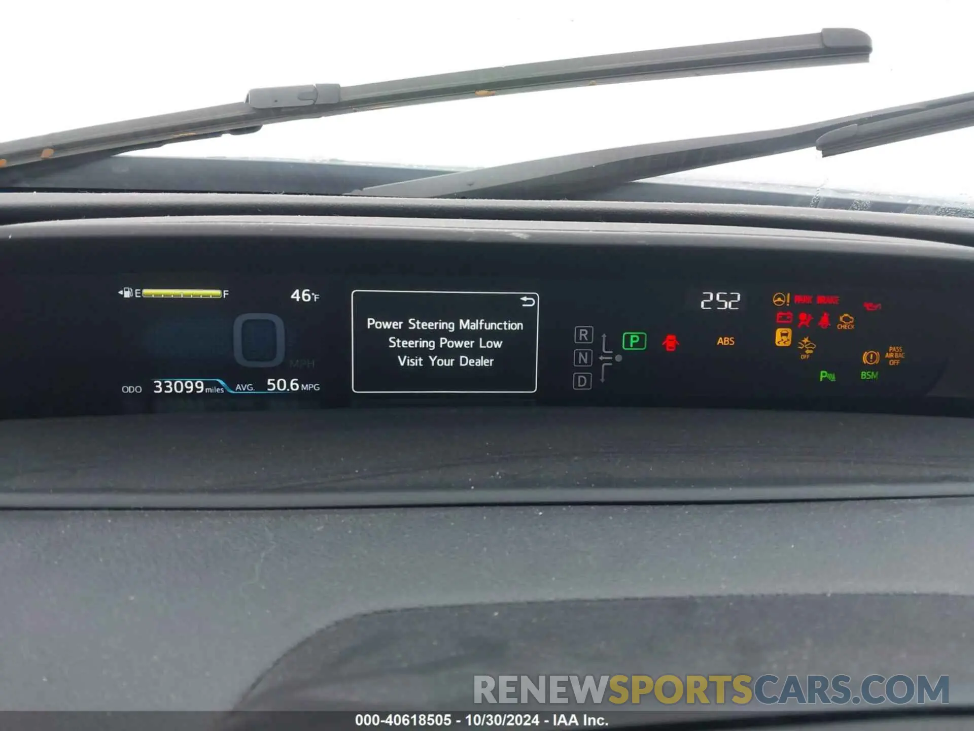 7 Photograph of a damaged car JTDKARFUXK3102251 TOYOTA PRIUS 2019