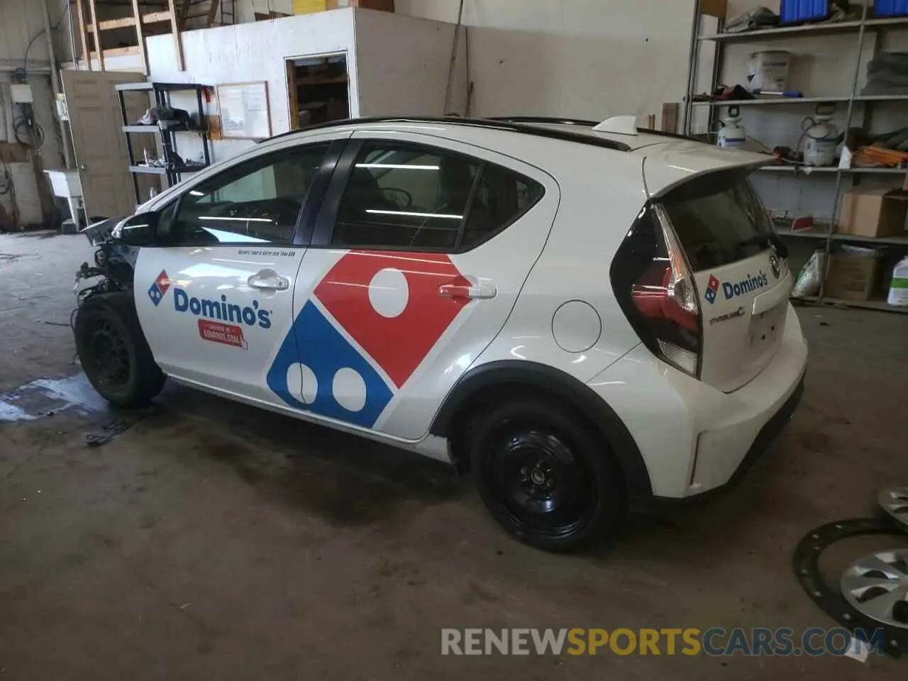 2 Photograph of a damaged car JTDKDTB30K1624190 TOYOTA PRIUS 2019