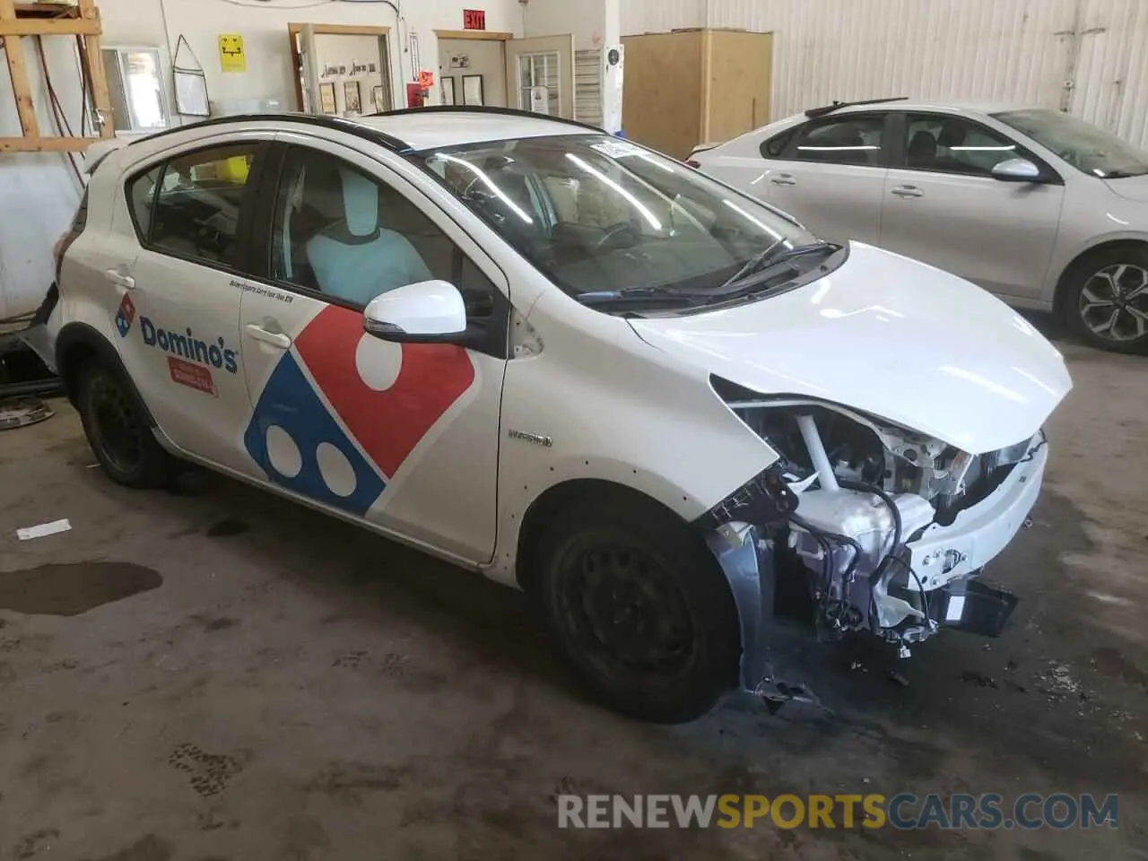 4 Photograph of a damaged car JTDKDTB30K1624190 TOYOTA PRIUS 2019