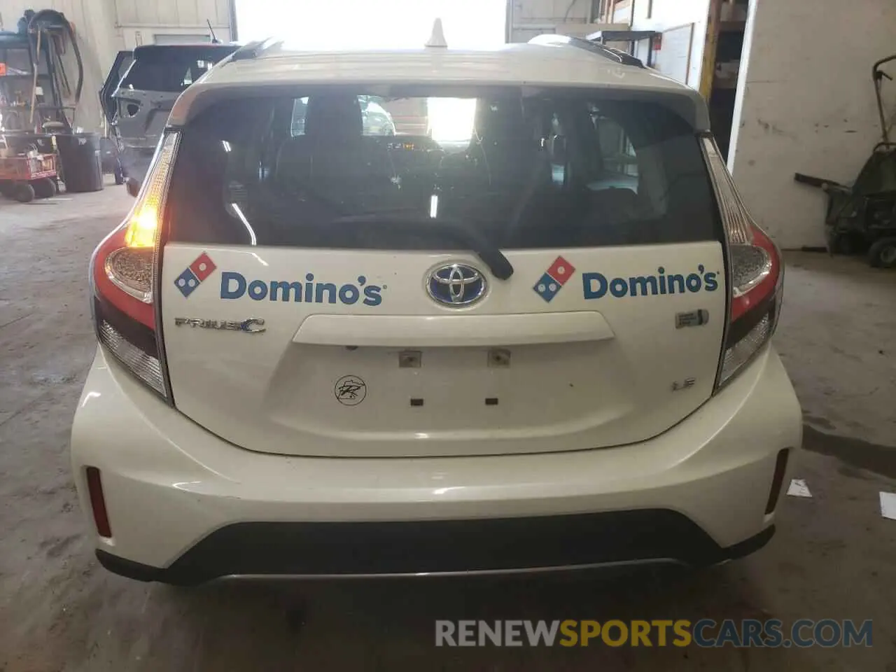 6 Photograph of a damaged car JTDKDTB30K1624190 TOYOTA PRIUS 2019