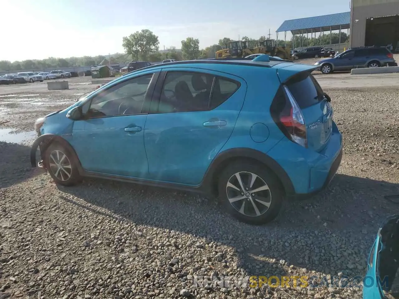 2 Photograph of a damaged car JTDKDTB31K1623355 TOYOTA PRIUS 2019