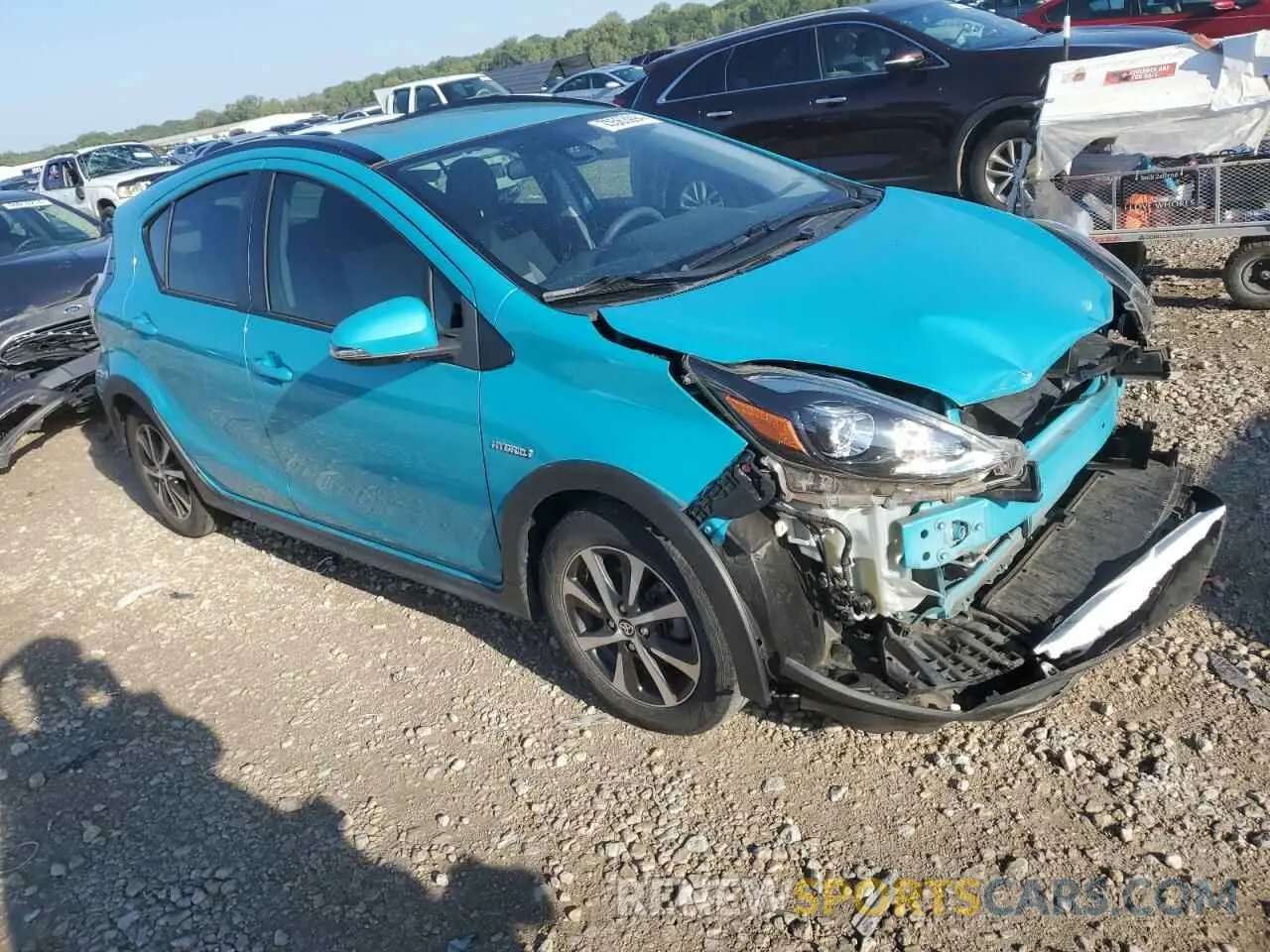 4 Photograph of a damaged car JTDKDTB31K1623355 TOYOTA PRIUS 2019
