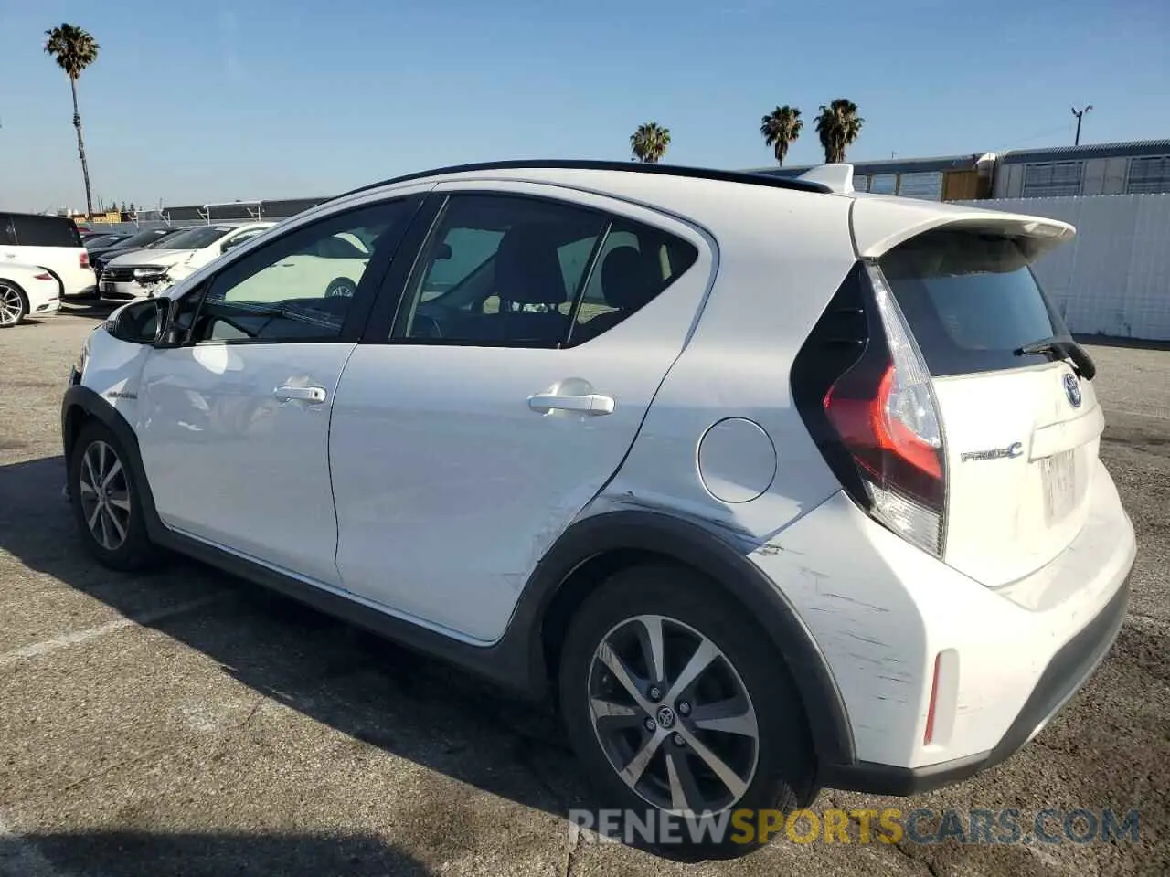 2 Photograph of a damaged car JTDKDTB31K1626580 TOYOTA PRIUS 2019
