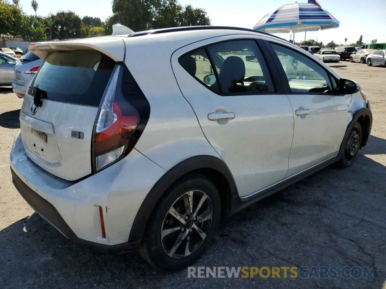 3 Photograph of a damaged car JTDKDTB33K1622739 TOYOTA PRIUS 2019