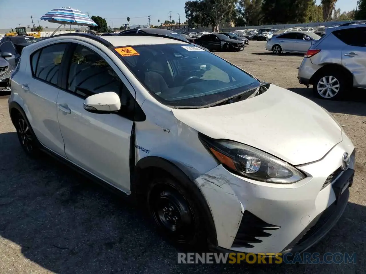 4 Photograph of a damaged car JTDKDTB33K1622739 TOYOTA PRIUS 2019