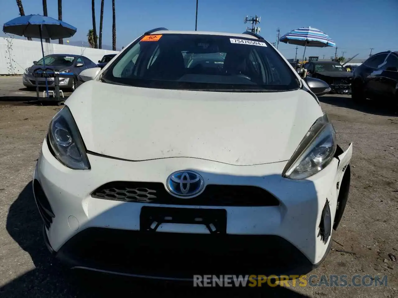 5 Photograph of a damaged car JTDKDTB33K1622739 TOYOTA PRIUS 2019