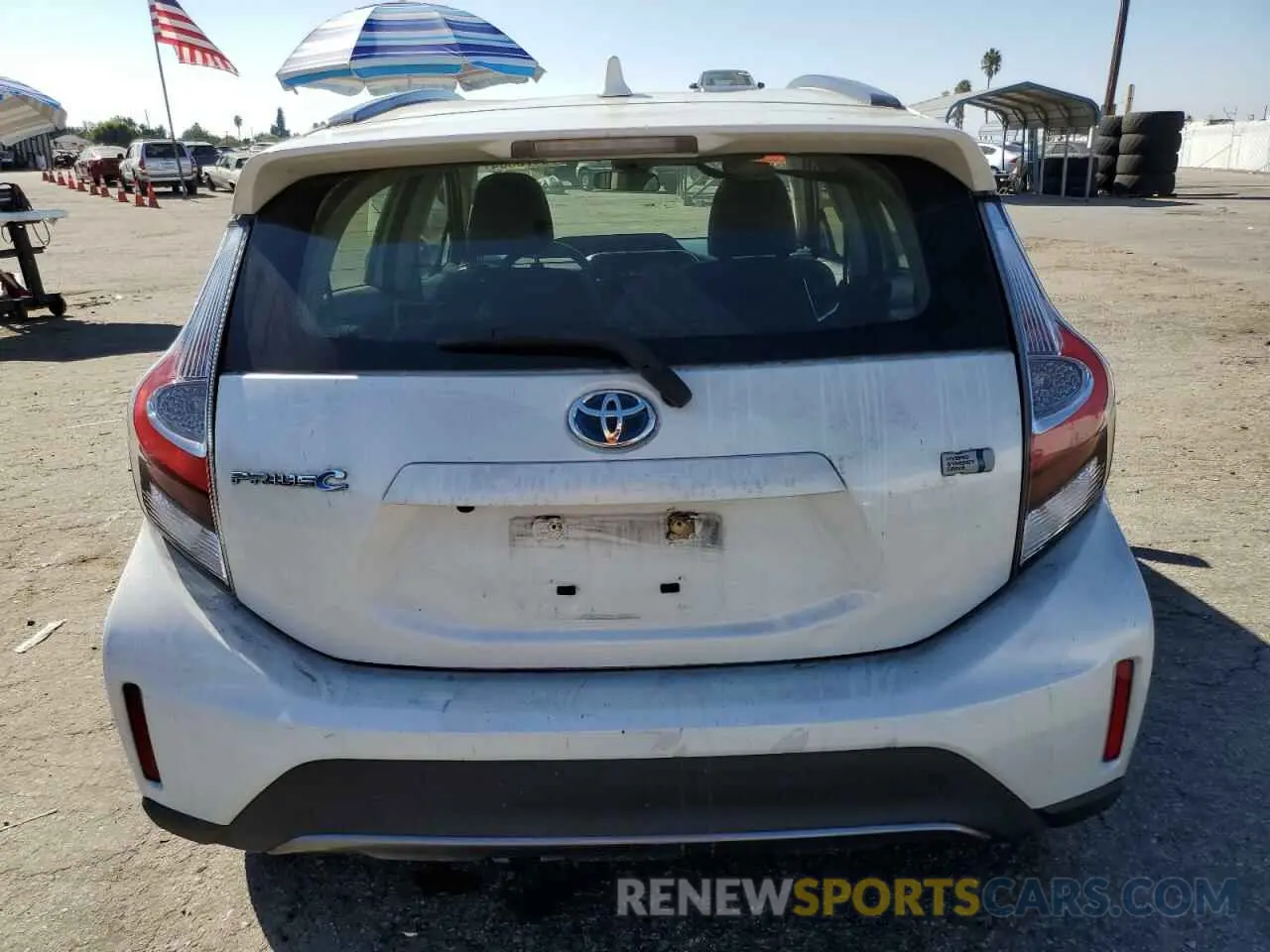 6 Photograph of a damaged car JTDKDTB33K1622739 TOYOTA PRIUS 2019