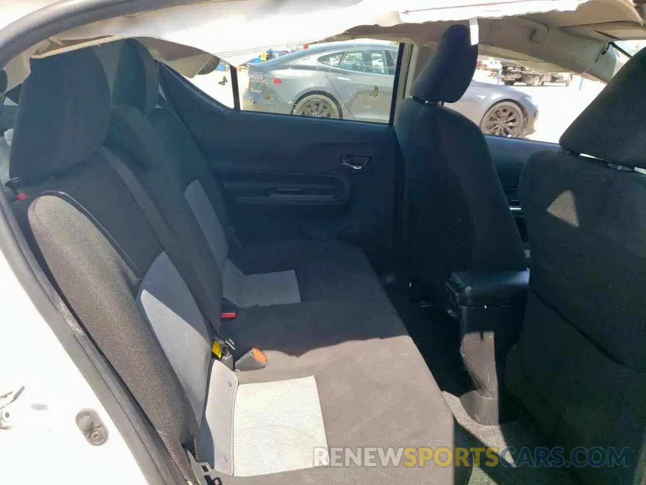10 Photograph of a damaged car JTDKDTB33K1624796 TOYOTA PRIUS 2019