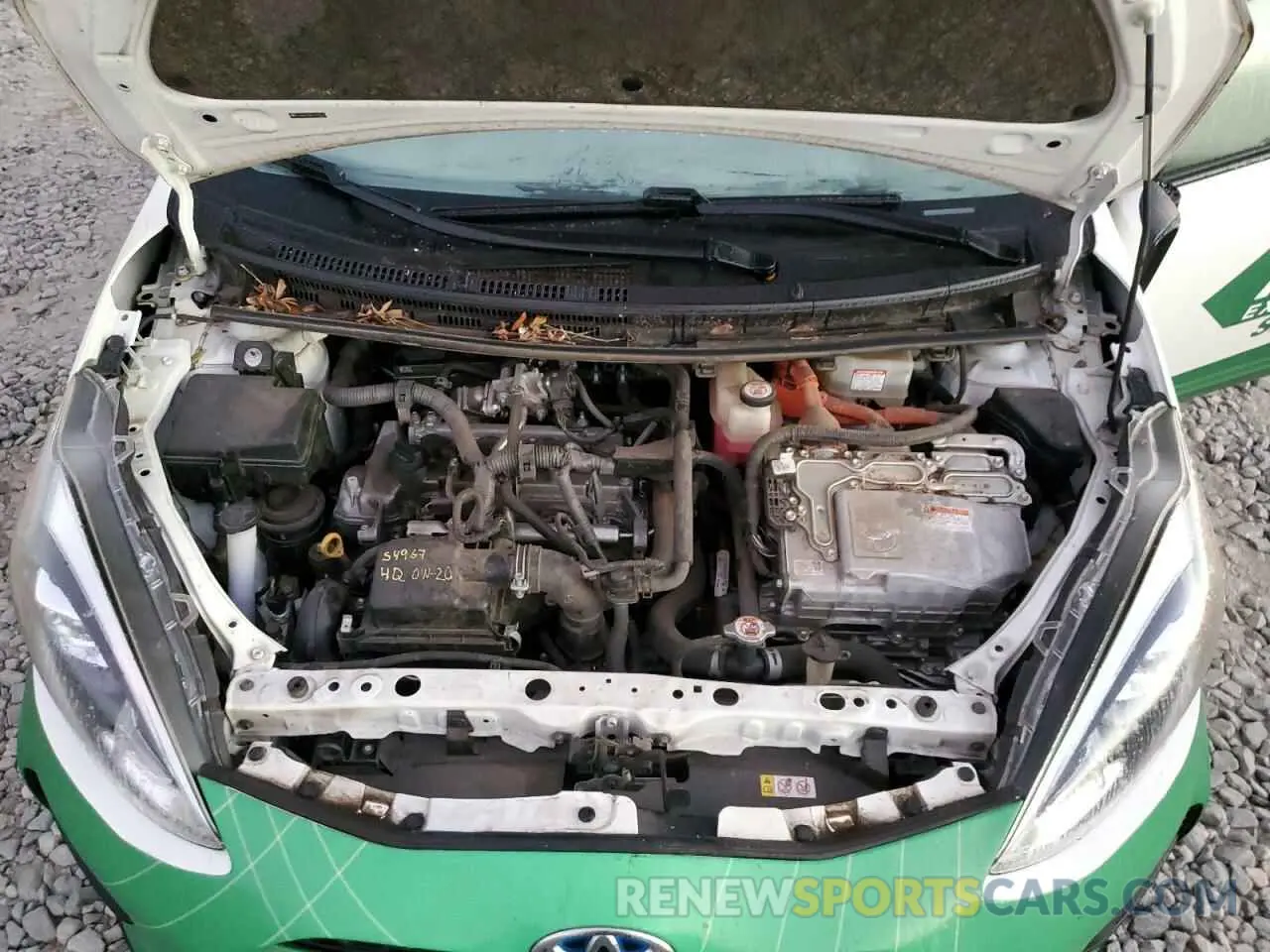 11 Photograph of a damaged car JTDKDTB34K1622510 TOYOTA PRIUS 2019