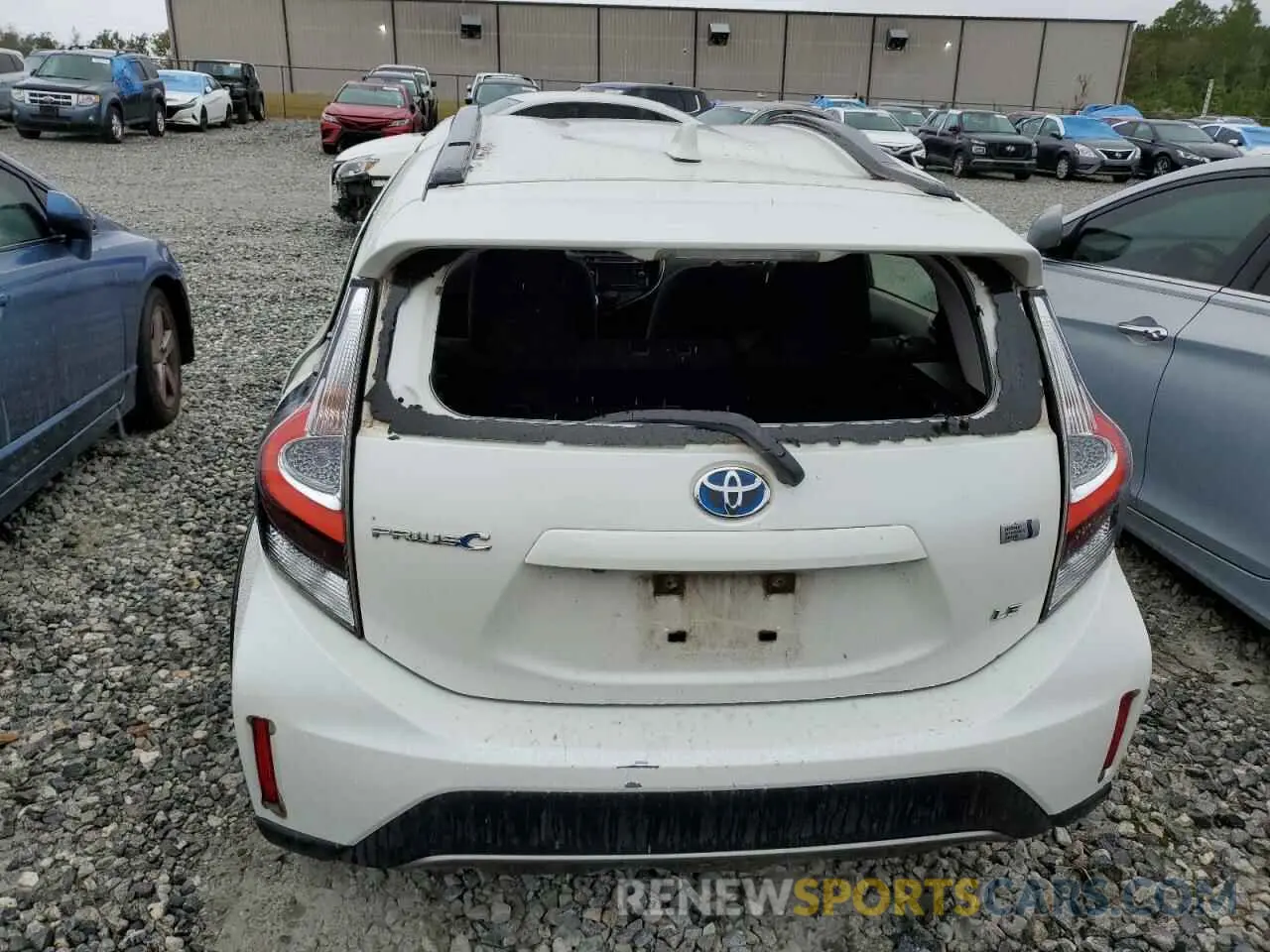 6 Photograph of a damaged car JTDKDTB34K1622510 TOYOTA PRIUS 2019