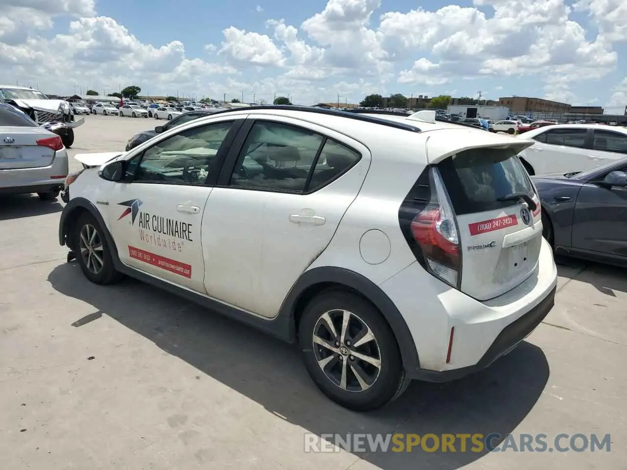 2 Photograph of a damaged car JTDKDTB34K1626332 TOYOTA PRIUS 2019