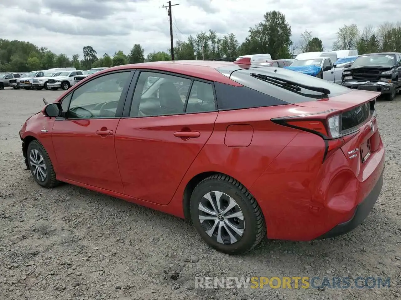 2 Photograph of a damaged car JTDL9RFU0K3010627 TOYOTA PRIUS 2019