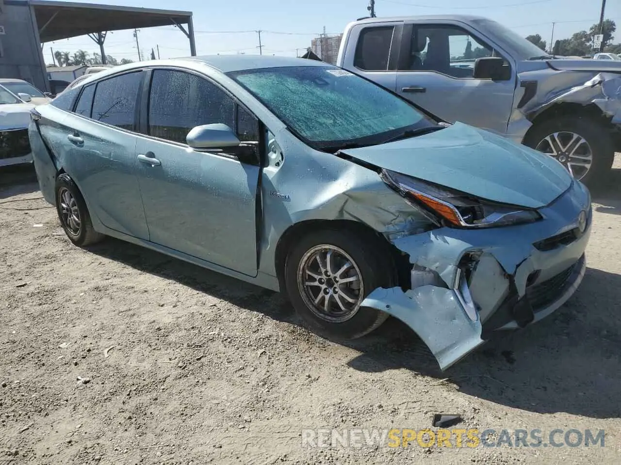 4 Photograph of a damaged car JTDL9RFU1K3005534 TOYOTA PRIUS 2019