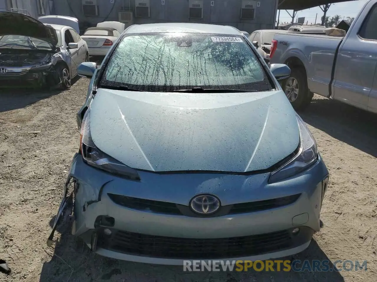 5 Photograph of a damaged car JTDL9RFU1K3005534 TOYOTA PRIUS 2019