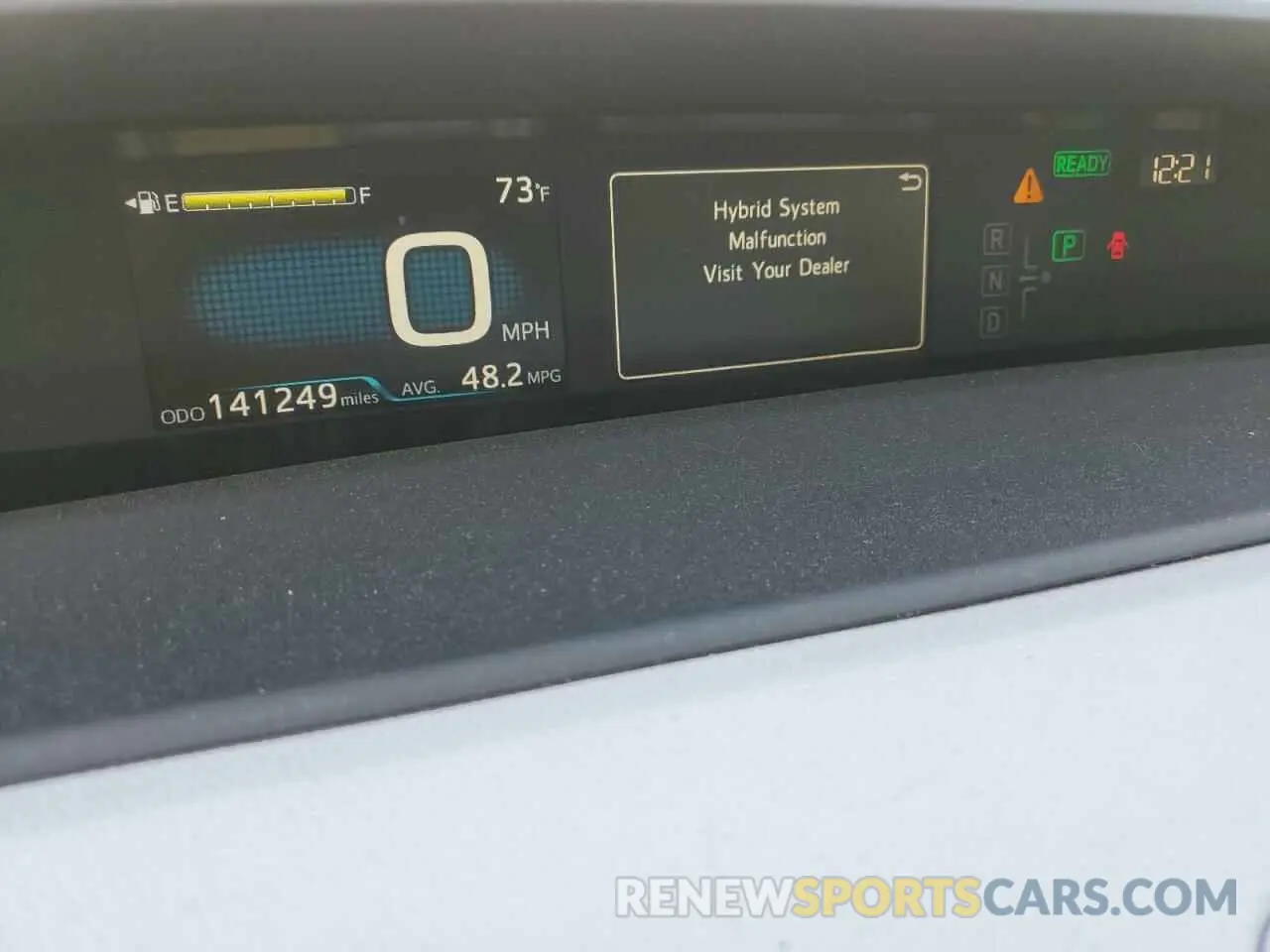 9 Photograph of a damaged car JTDL9RFU1K3005534 TOYOTA PRIUS 2019