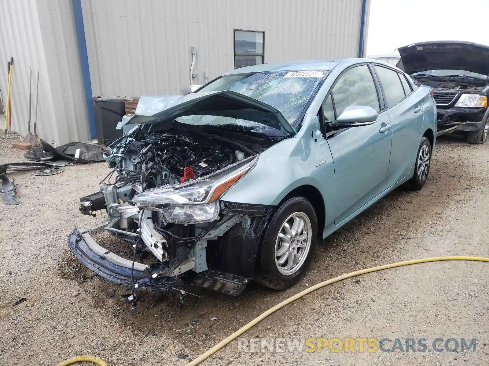 2 Photograph of a damaged car JTDL9RFU1K3010426 TOYOTA PRIUS 2019