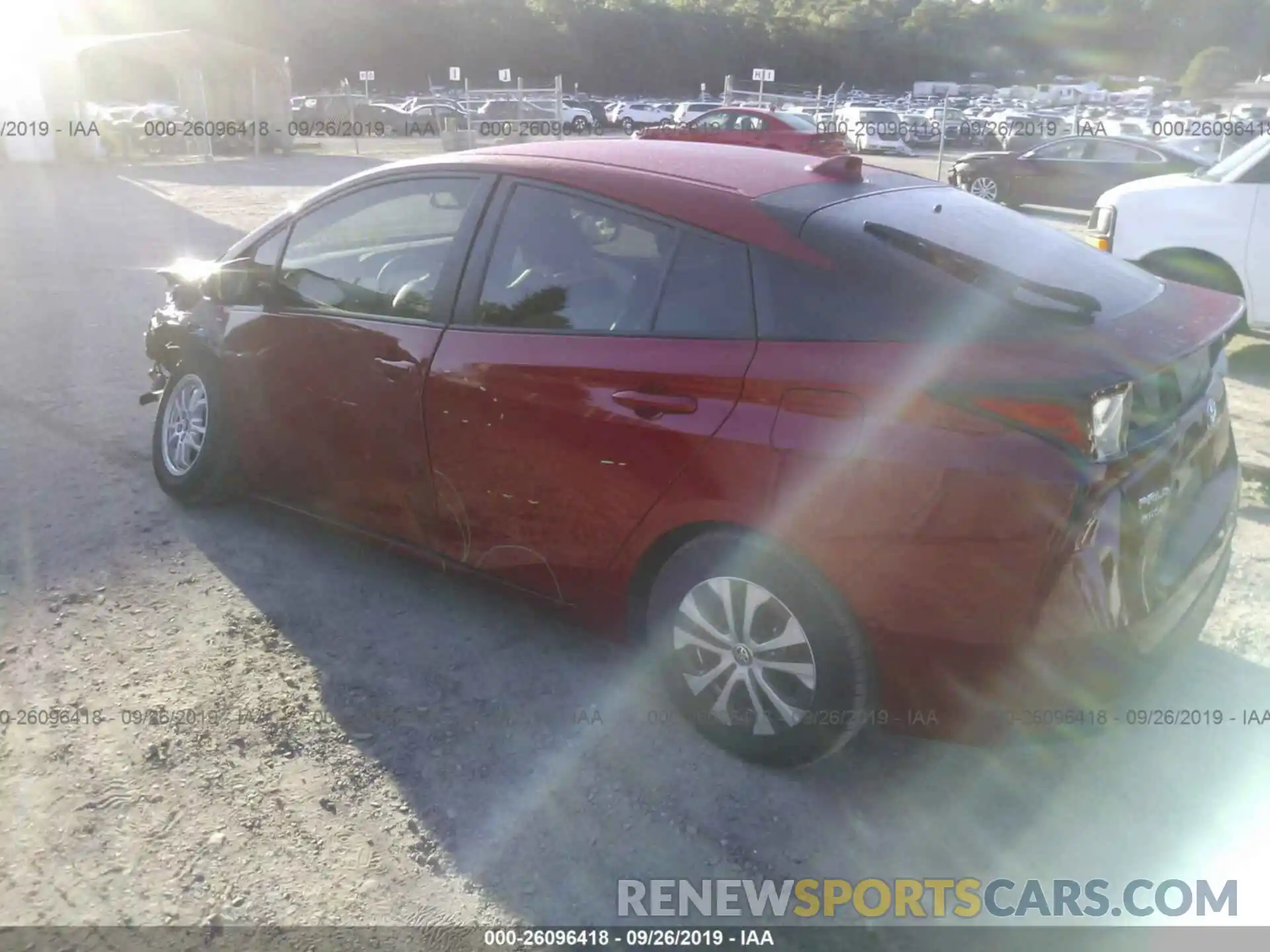 3 Photograph of a damaged car JTDL9RFU2K3004375 TOYOTA PRIUS 2019