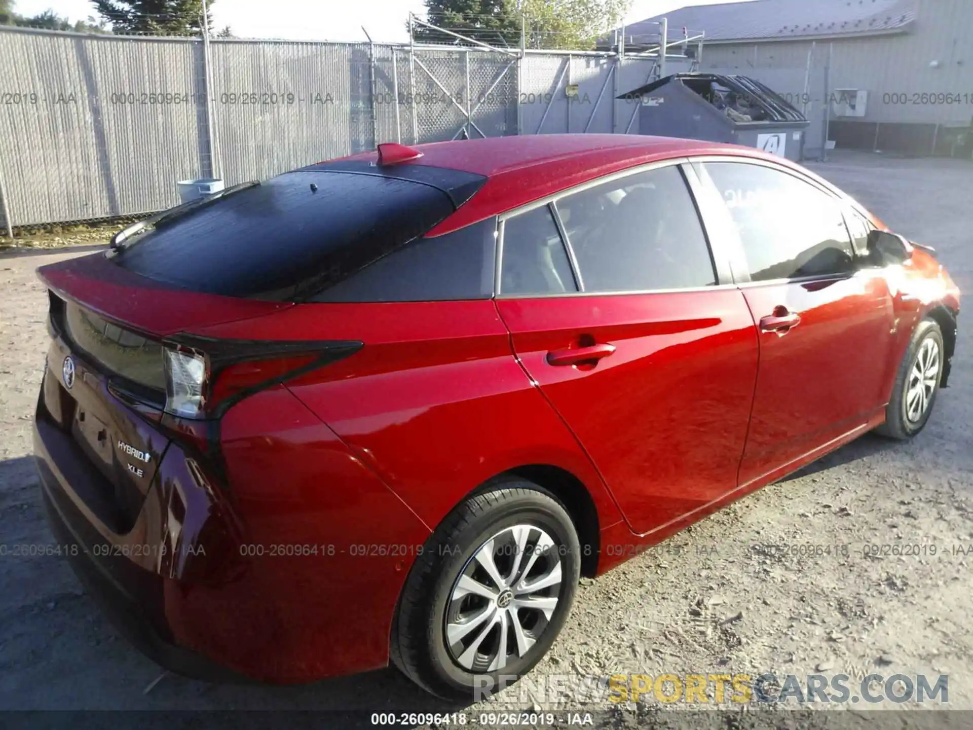 4 Photograph of a damaged car JTDL9RFU2K3004375 TOYOTA PRIUS 2019