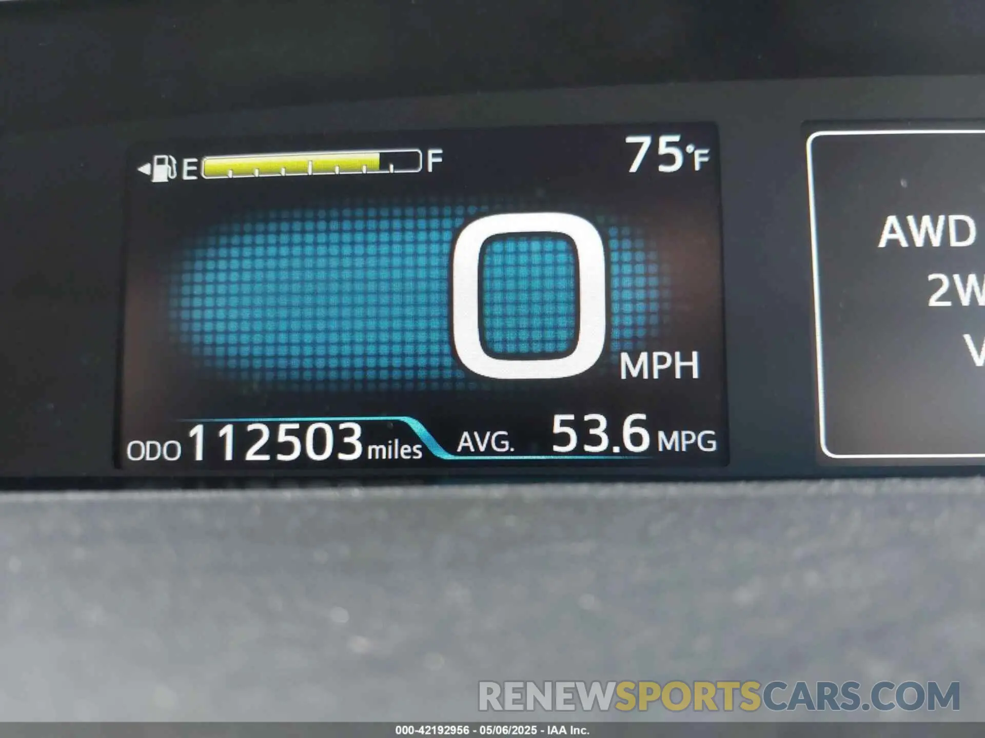 15 Photograph of a damaged car JTDL9RFU2K3005915 TOYOTA PRIUS 2019