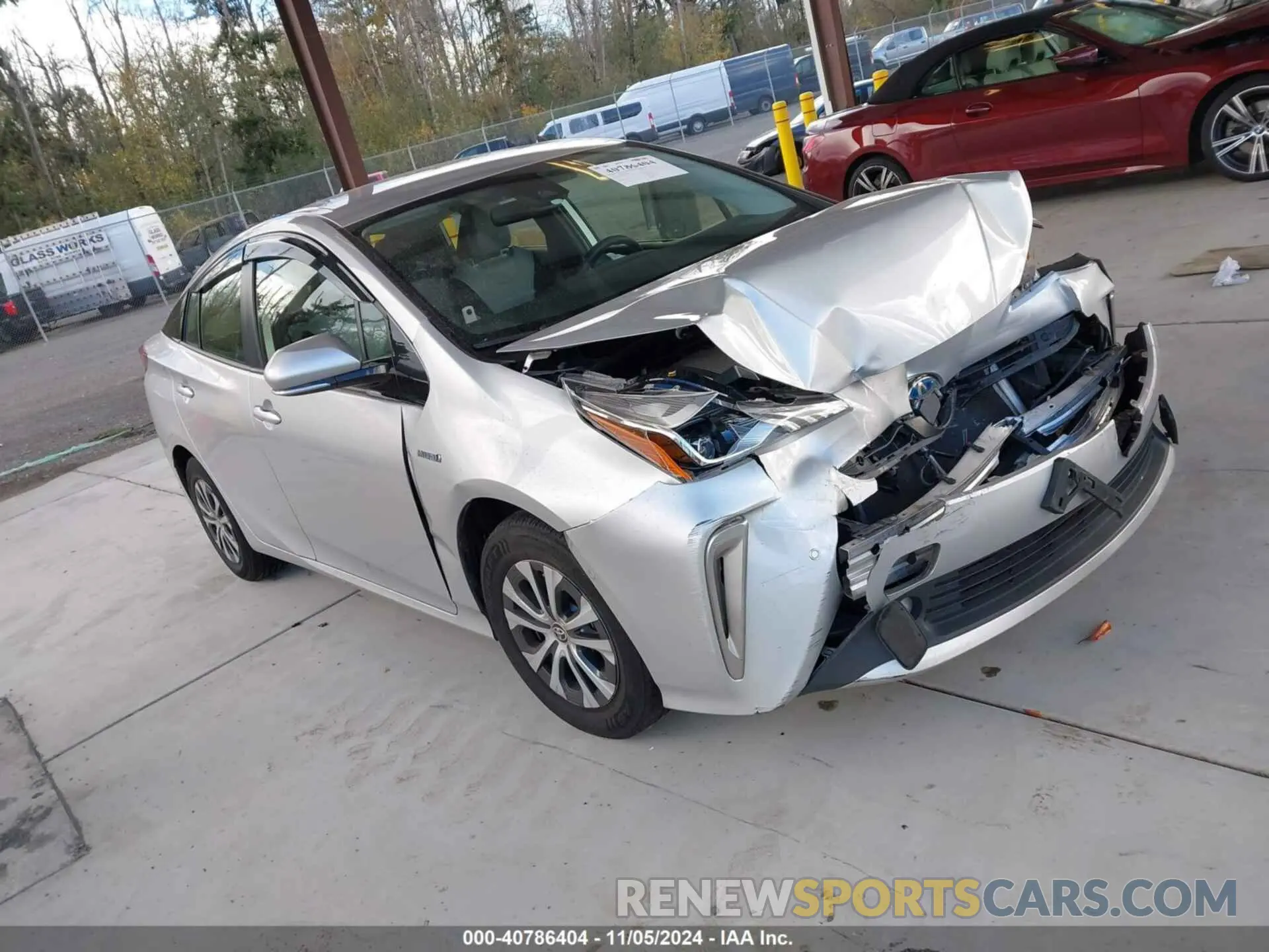 1 Photograph of a damaged car JTDL9RFU2K3005946 TOYOTA PRIUS 2019