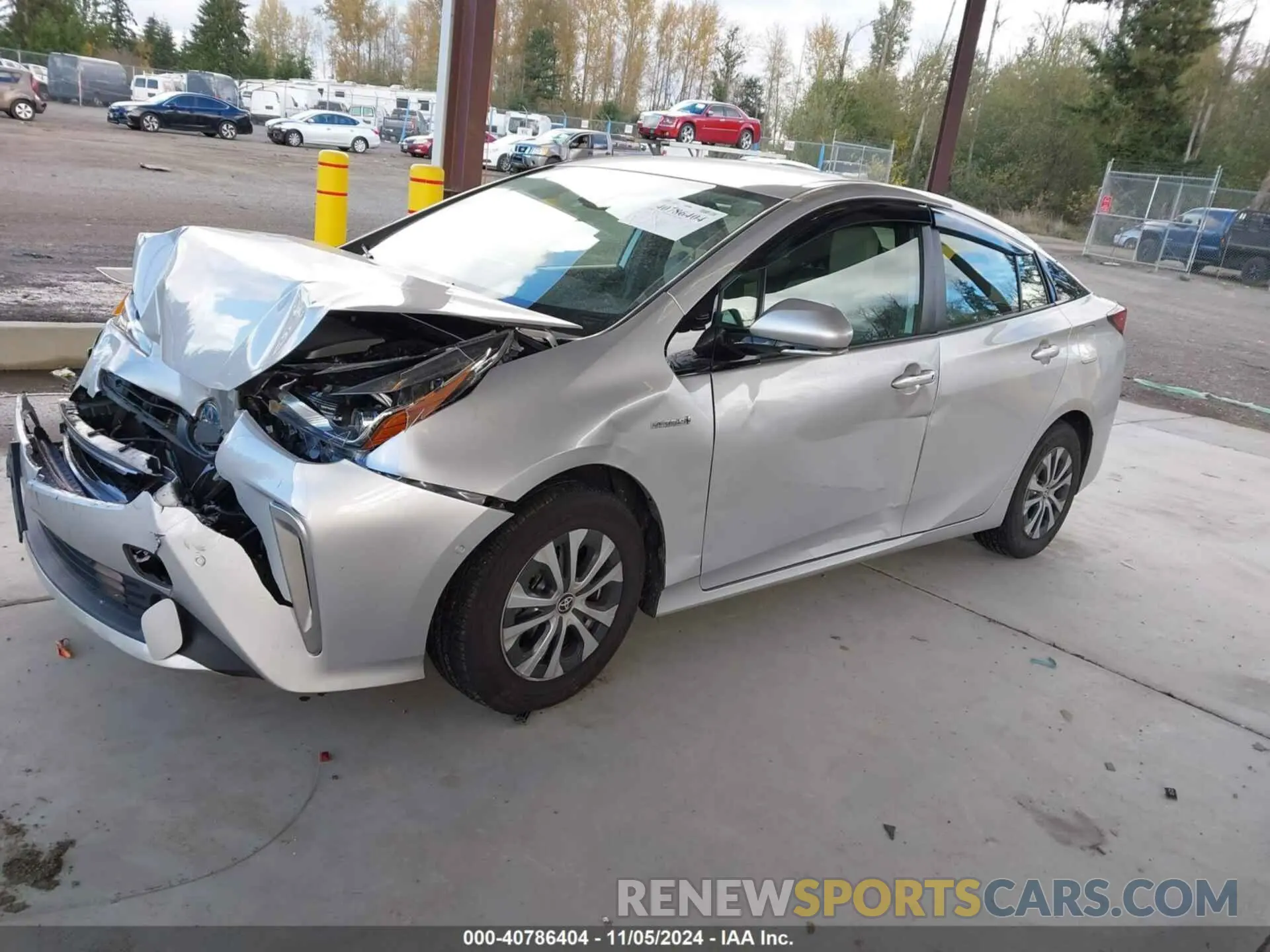 2 Photograph of a damaged car JTDL9RFU2K3005946 TOYOTA PRIUS 2019