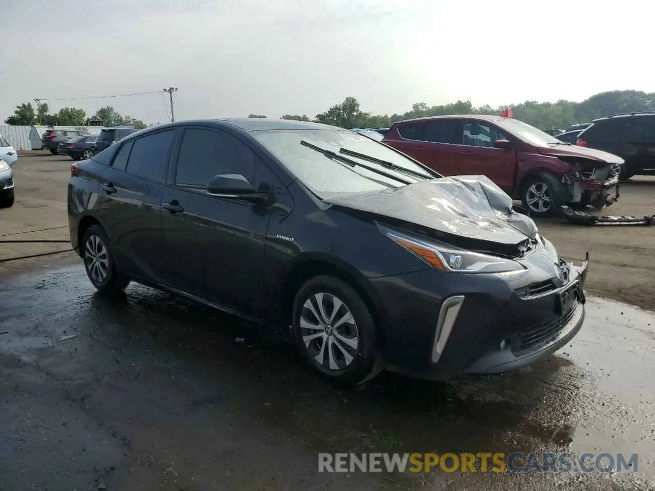 4 Photograph of a damaged car JTDL9RFU2K3007115 TOYOTA PRIUS 2019