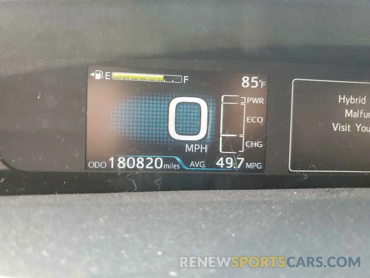 9 Photograph of a damaged car JTDL9RFU2K3007115 TOYOTA PRIUS 2019