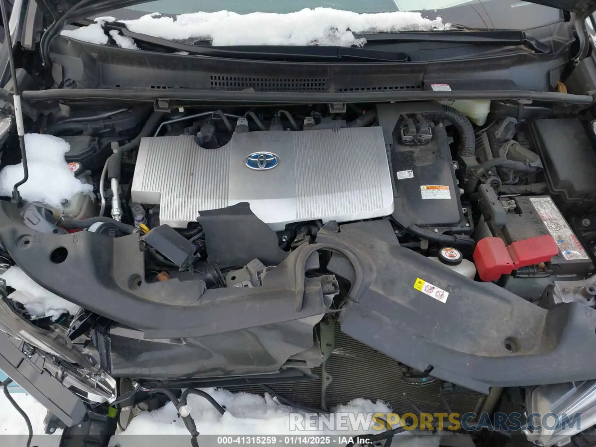 10 Photograph of a damaged car JTDL9RFU2K3007454 TOYOTA PRIUS 2019